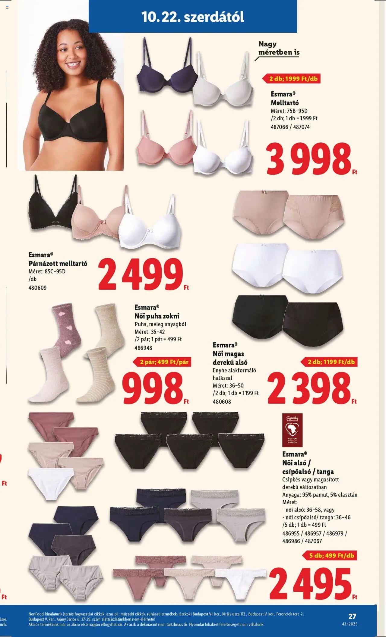 Lidl újság 2025.10.22. Akciós újság Lidl (2025-10-22 - 2025-10-29)