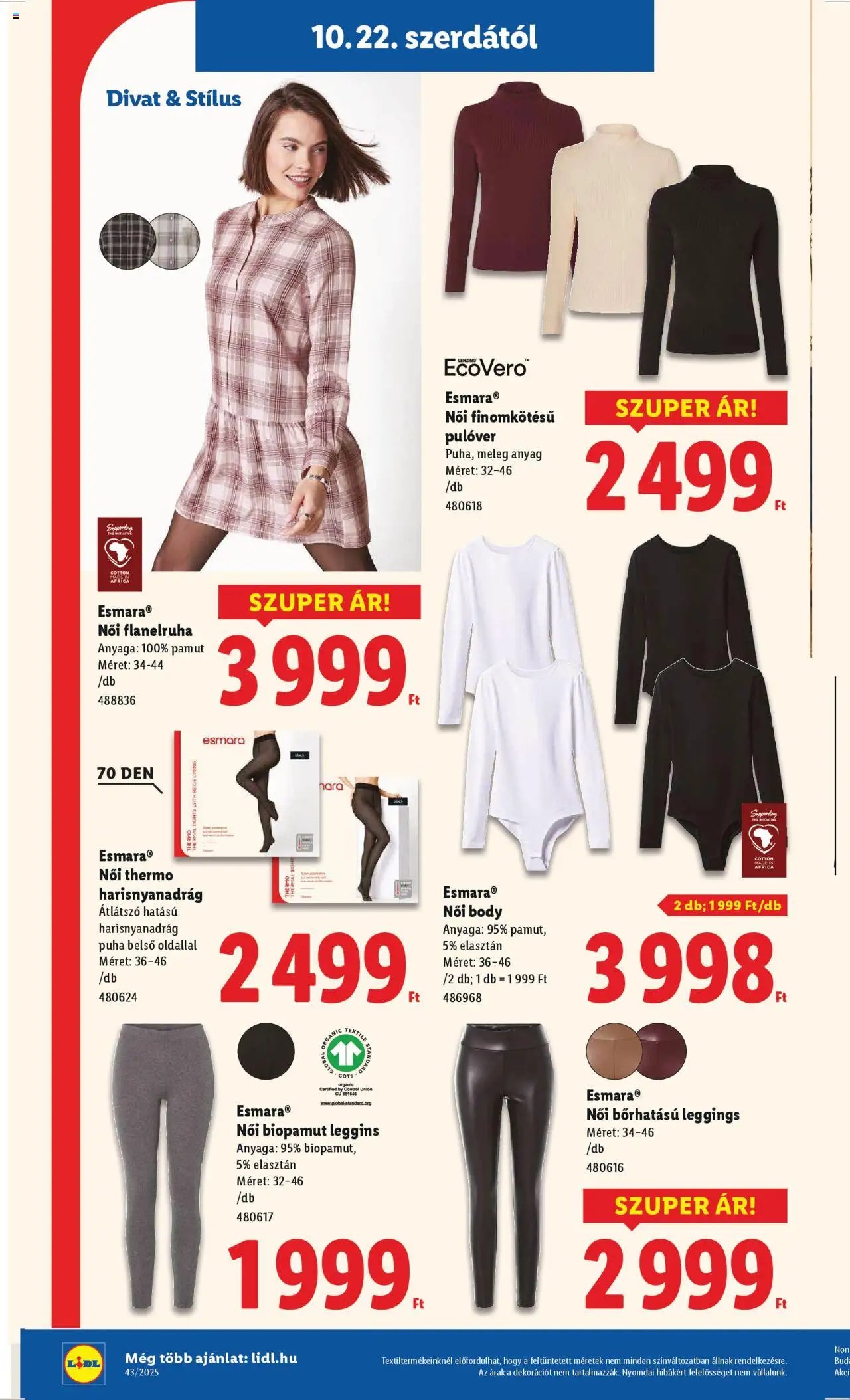 Lidl újság 2025.10.22. Akciós újság Lidl (2025-10-22 - 2025-10-29)
