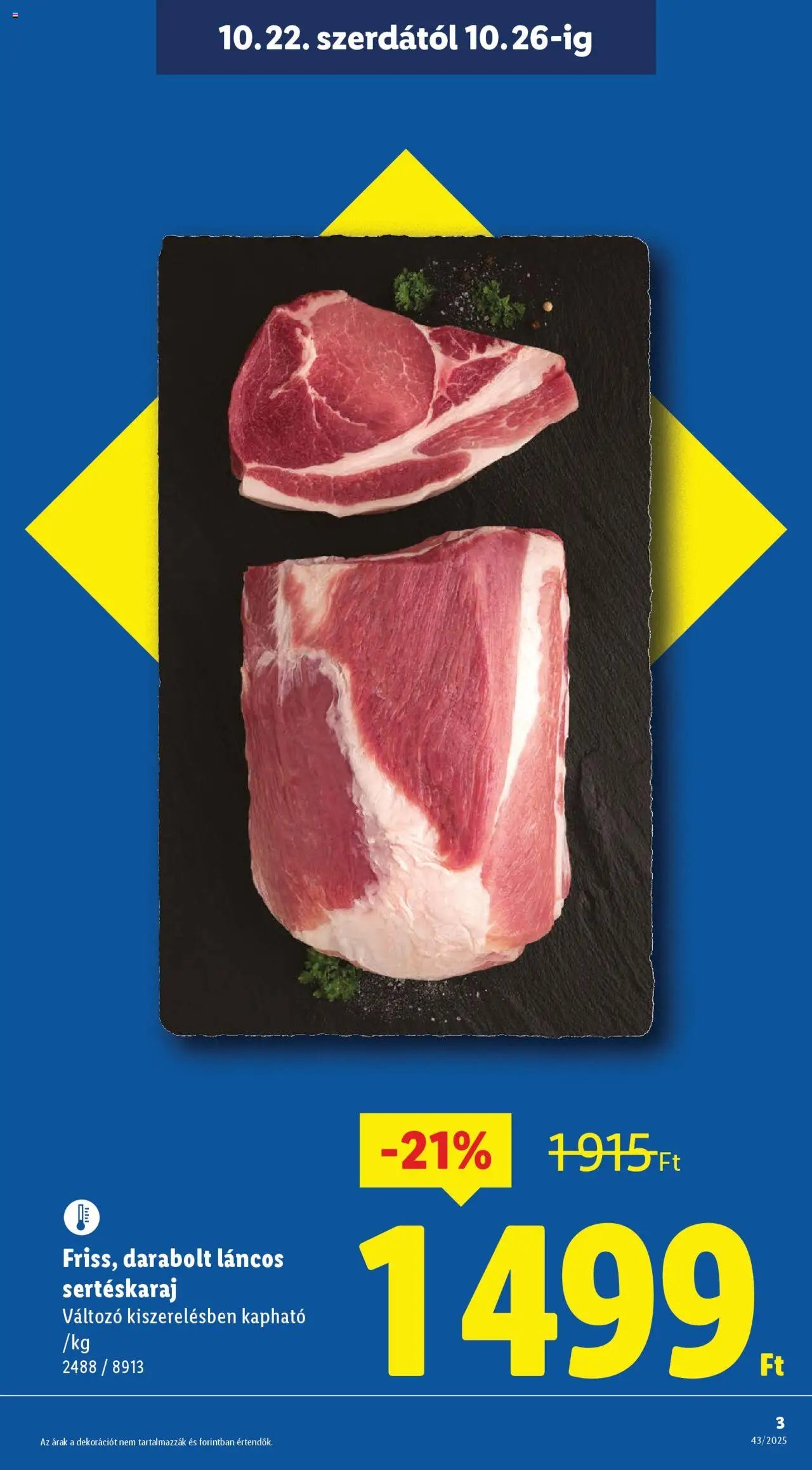 Lidl újság 2025.10.22. Akciós újság Lidl (2025-10-22 - 2025-10-29)