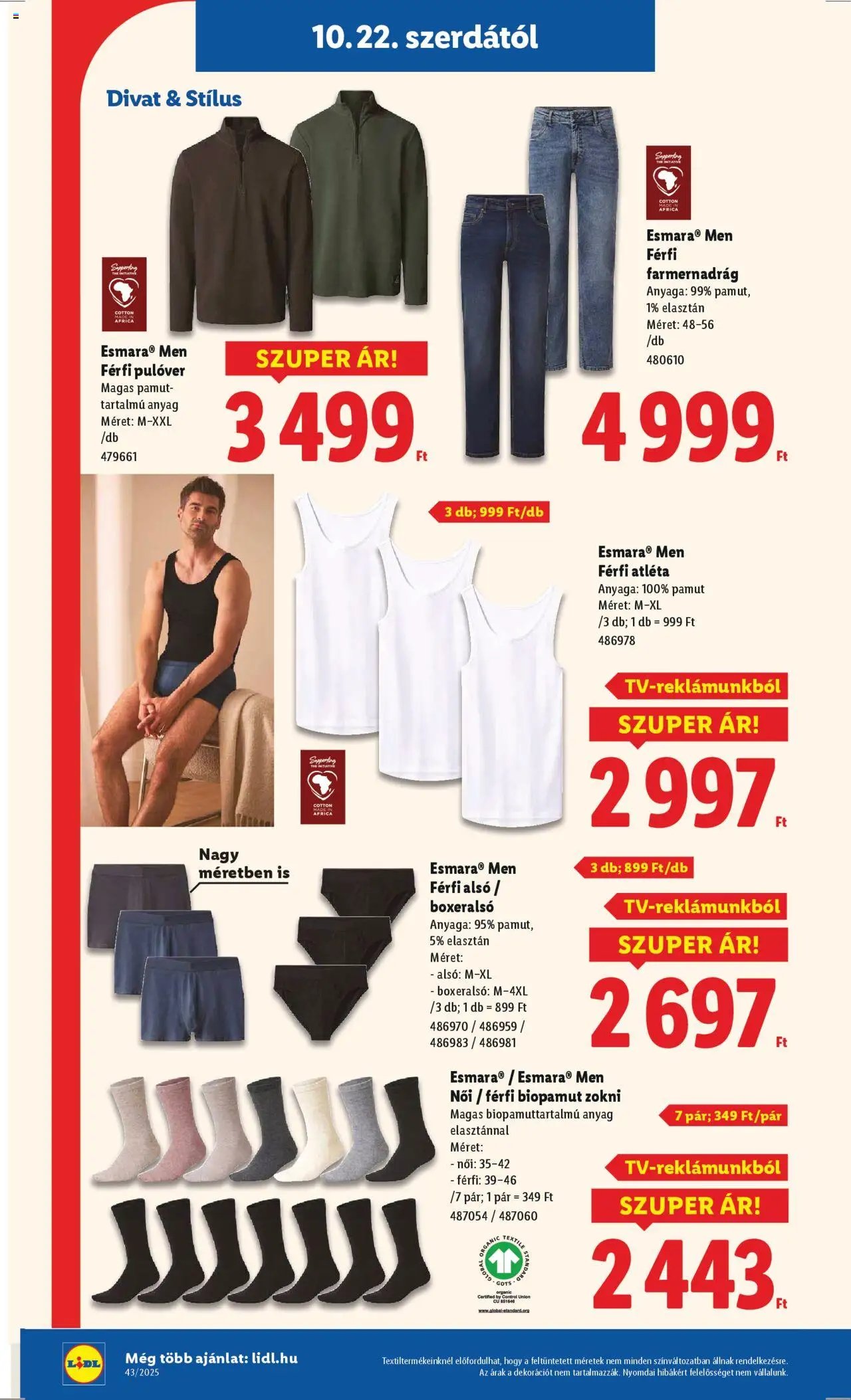 Lidl újság 2025.10.22. Akciós újság Lidl (2025-10-22 - 2025-10-29)