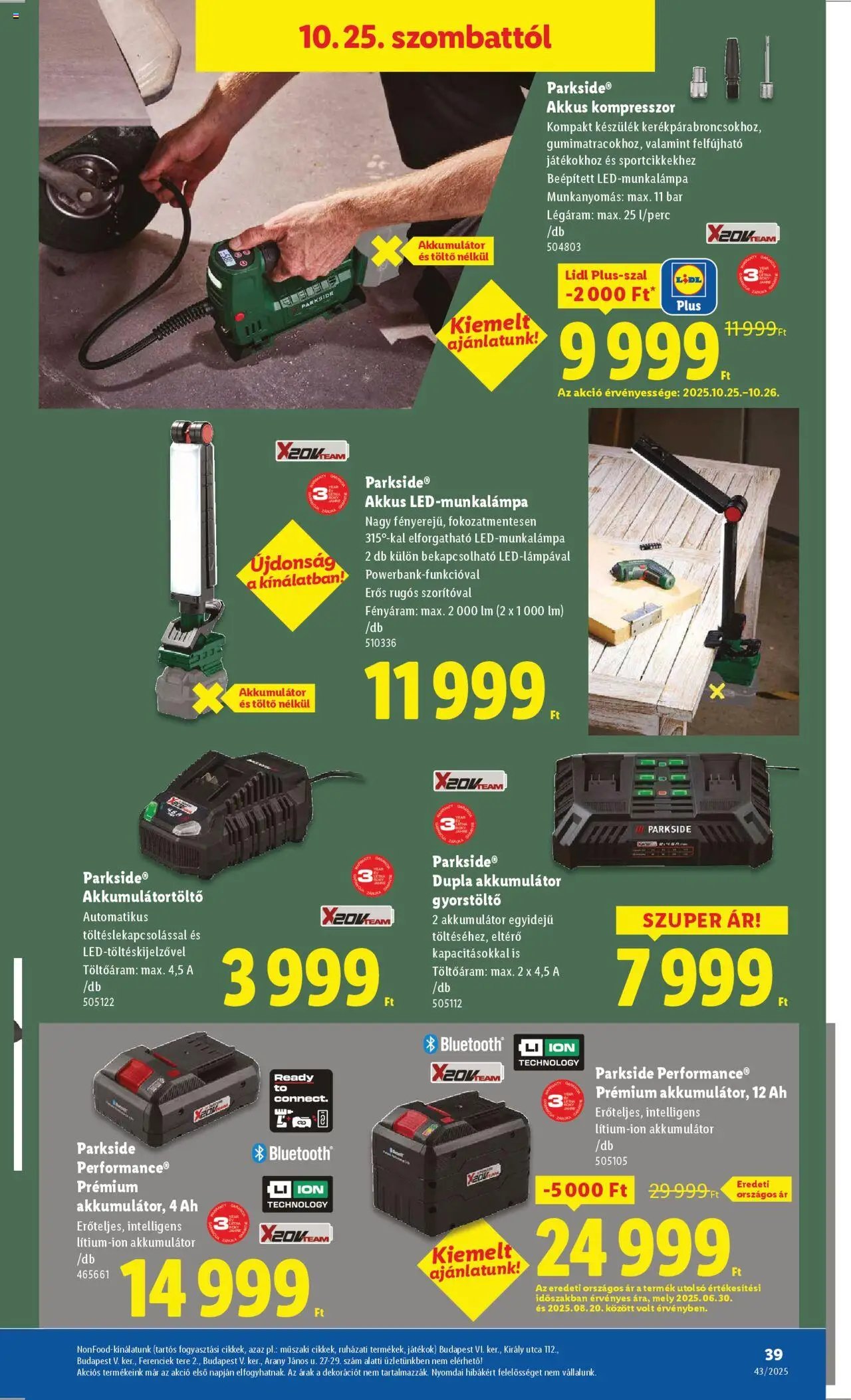 Lidl újság 2025.10.22. Akciós újság Lidl (2025-10-22 - 2025-10-29)