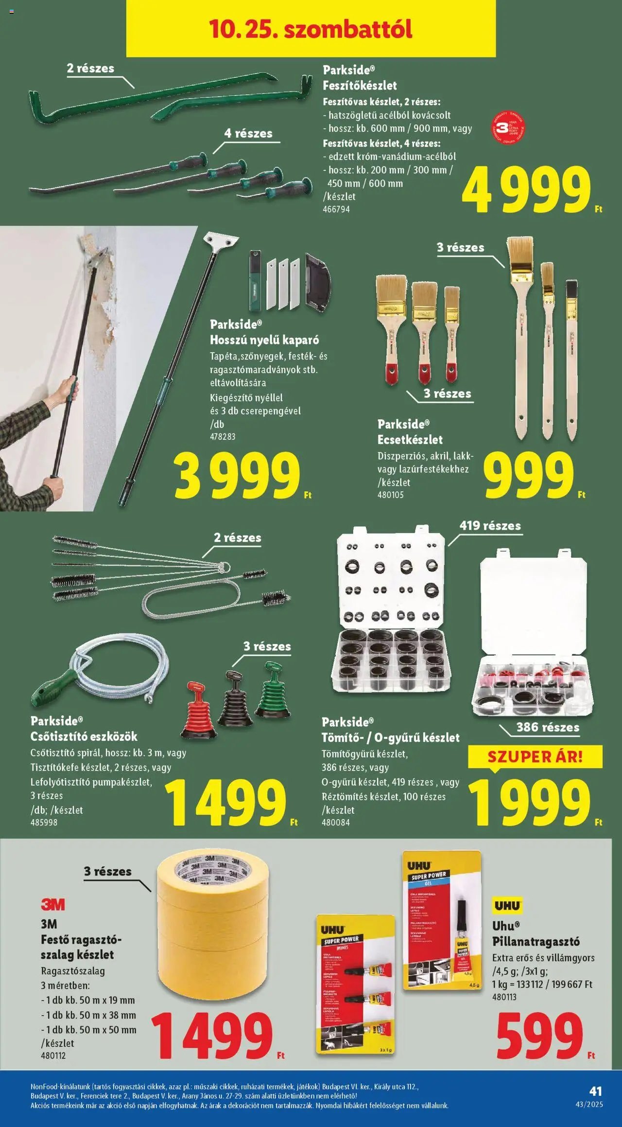 Lidl újság 2025.10.22. Akciós újság Lidl (2025-10-22 - 2025-10-29)
