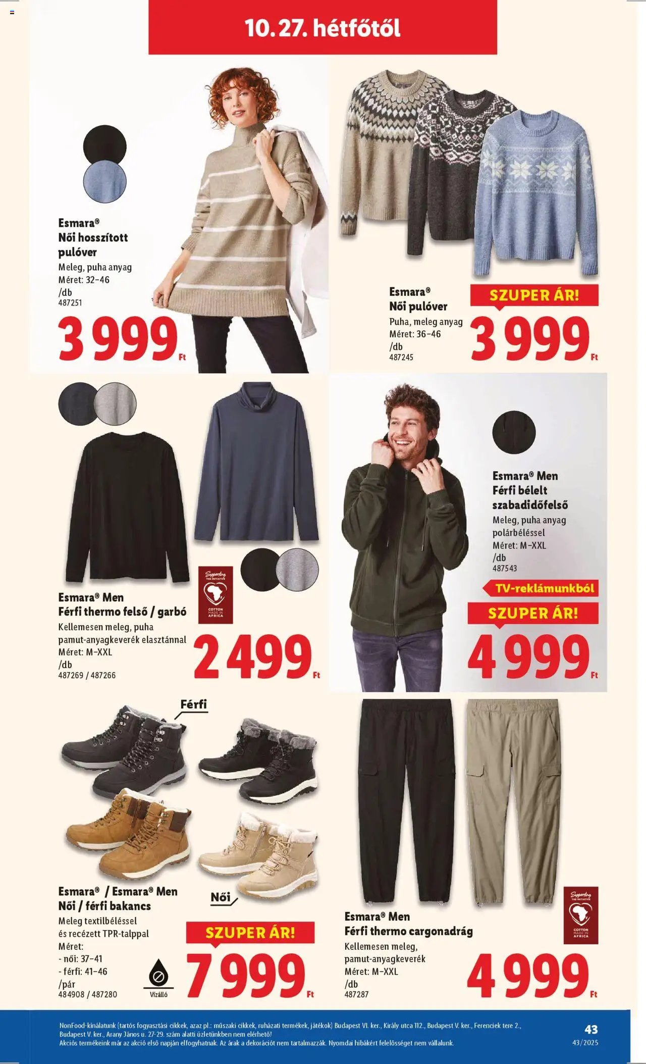 Lidl újság 2025.10.22. Akciós újság Lidl (2025-10-22 - 2025-10-29)