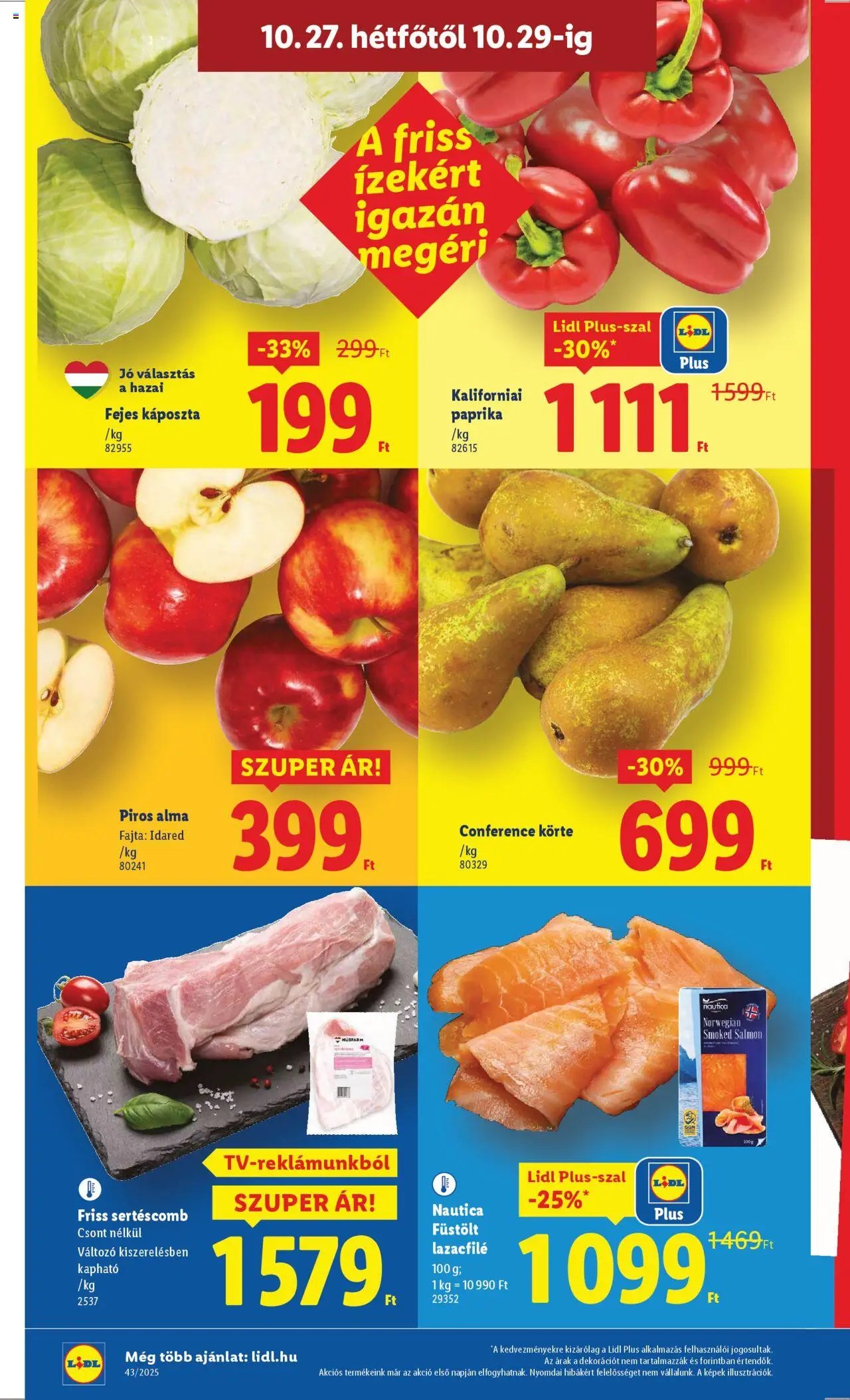 Lidl újság 2025.10.22. Akciós újság Lidl (2025-10-22 - 2025-10-29)