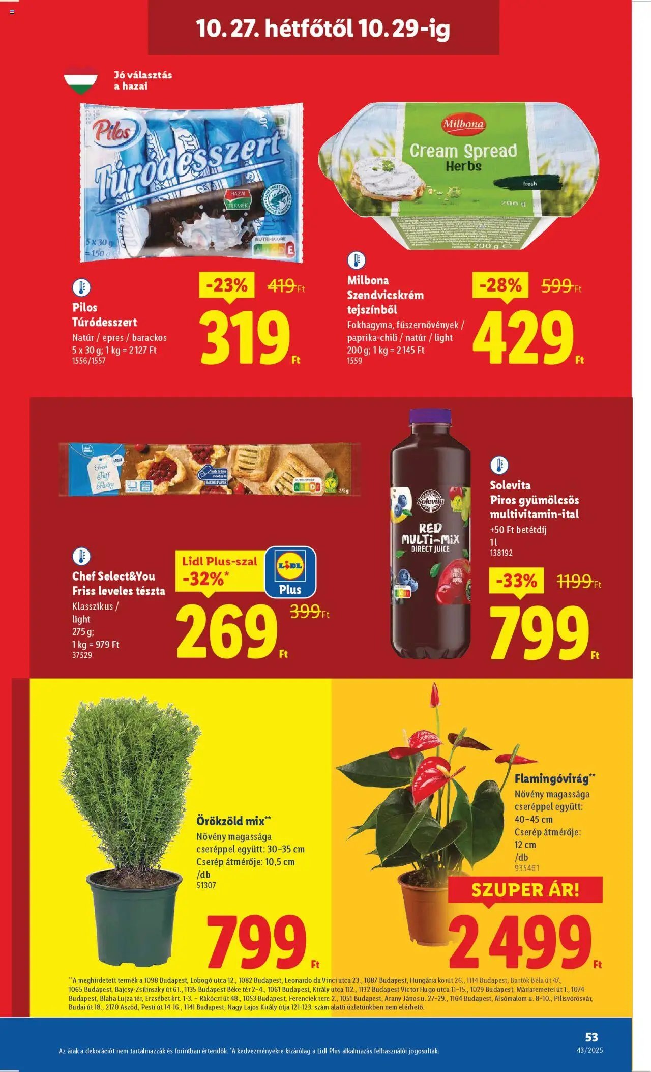 Lidl újság 2025.10.22. Akciós újság Lidl (2025-10-22 - 2025-10-29)