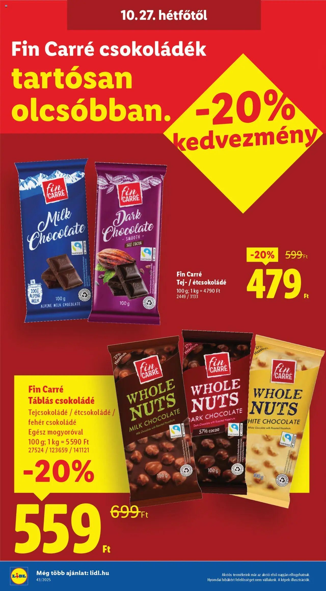 Lidl újság 2025.10.22. Akciós újság Lidl (2025-10-22 - 2025-10-29)