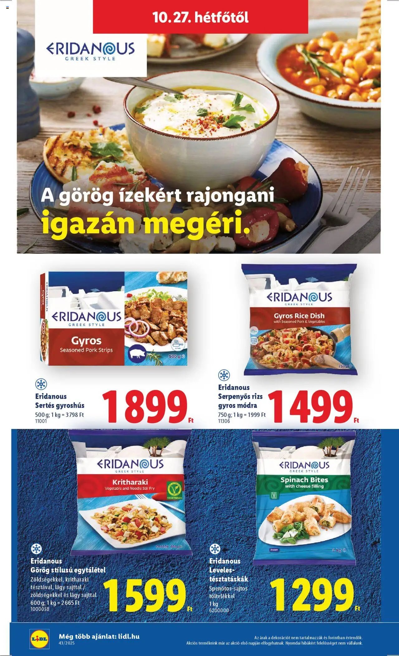Lidl újság 2025.10.22. Akciós újság Lidl (2025-10-22 - 2025-10-29)