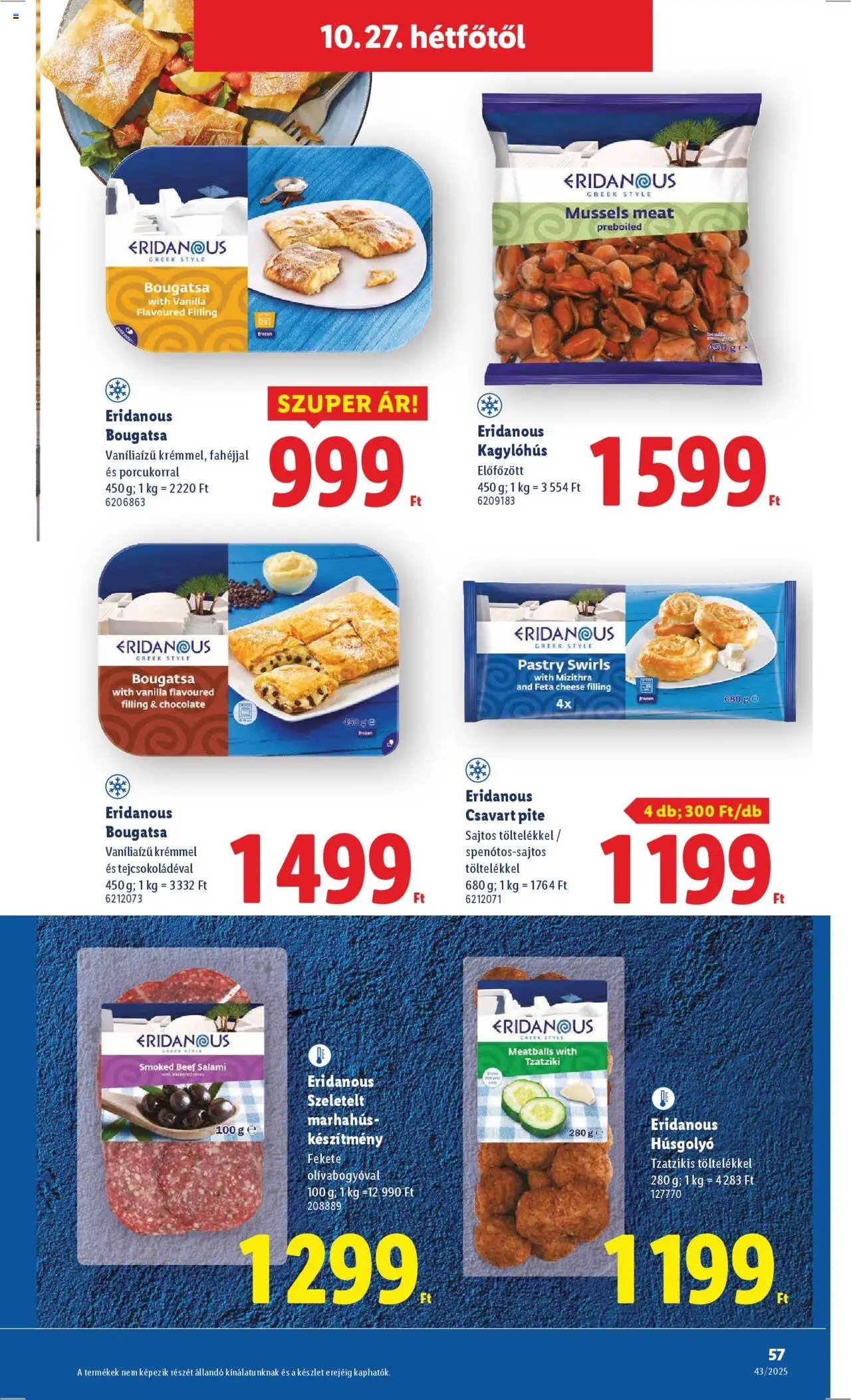 Lidl újság 2025.10.22. Akciós újság Lidl (2025-10-22 - 2025-10-29)