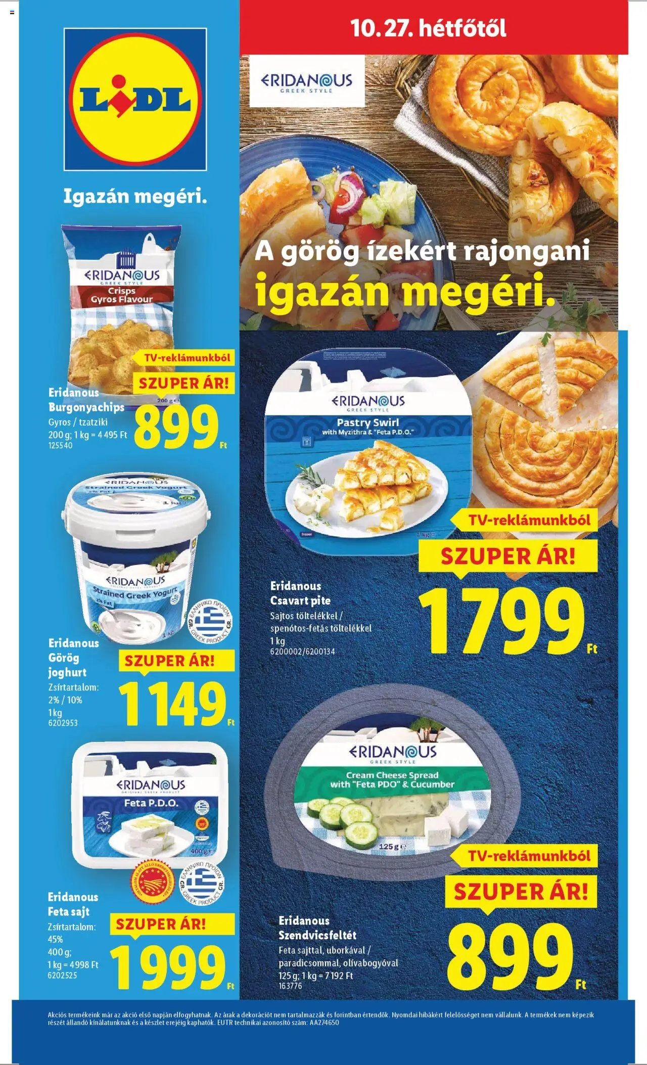 Lidl újság 2025.10.22. Akciós újság Lidl (2025-10-22 - 2025-10-29)