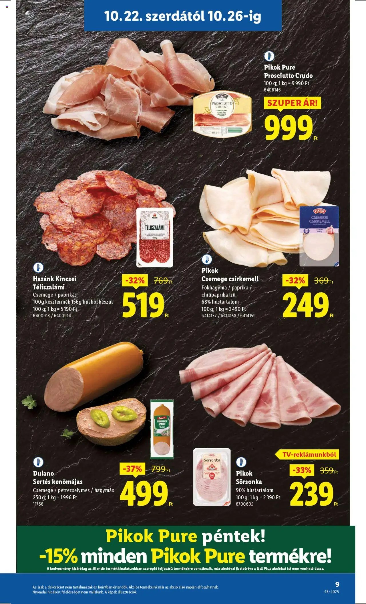 Lidl újság 2025.10.22. Akciós újság Lidl (2025-10-22 - 2025-10-29)