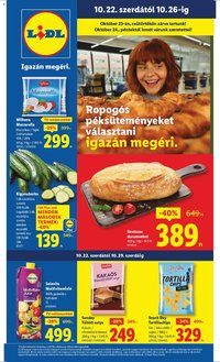 Lidl újság 2025.10.22. Akciós újság Lidl (2025-10-22 - 2025-10-29)