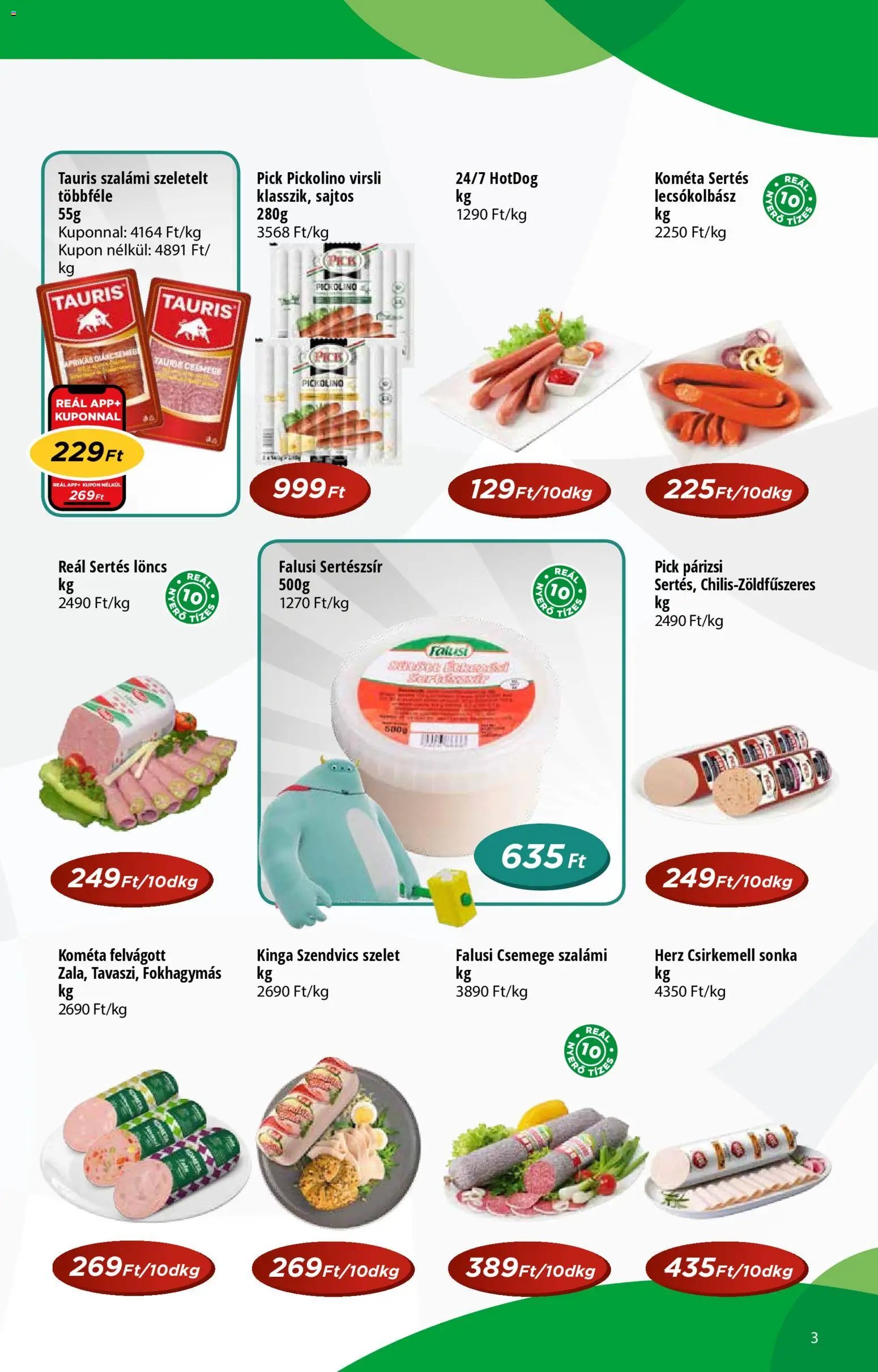 Reál újság 2025.10.29. Akciós újság Pont (2025-10-29 - 2025-11-09)