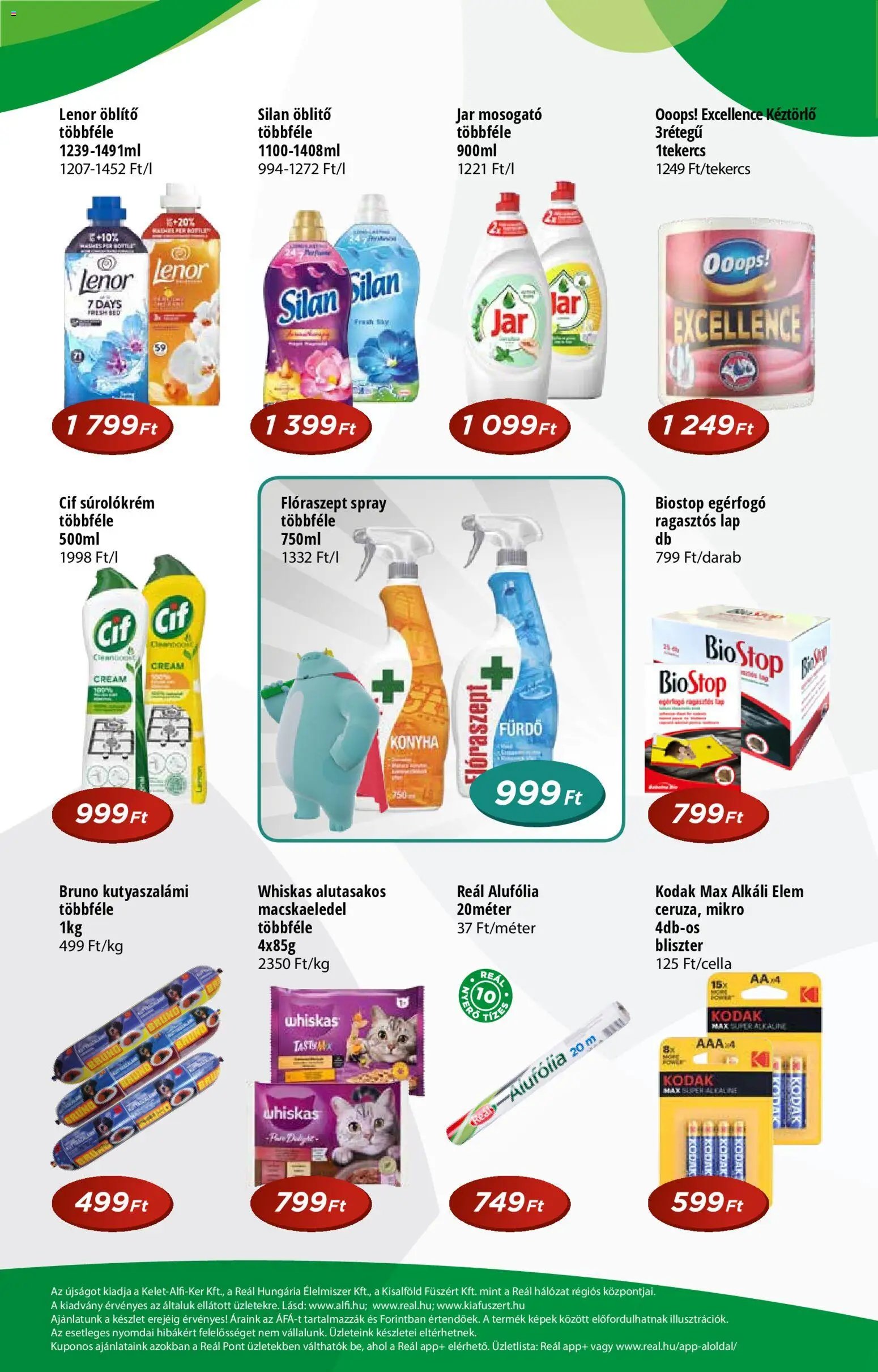 Reál újság 2025.10.29. Akciós újság Pont (2025-10-29 - 2025-11-09)