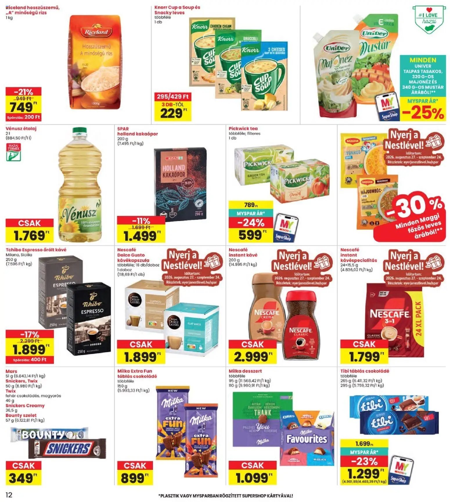 Interspar újság 2026.08.27. Interspar akciós újság