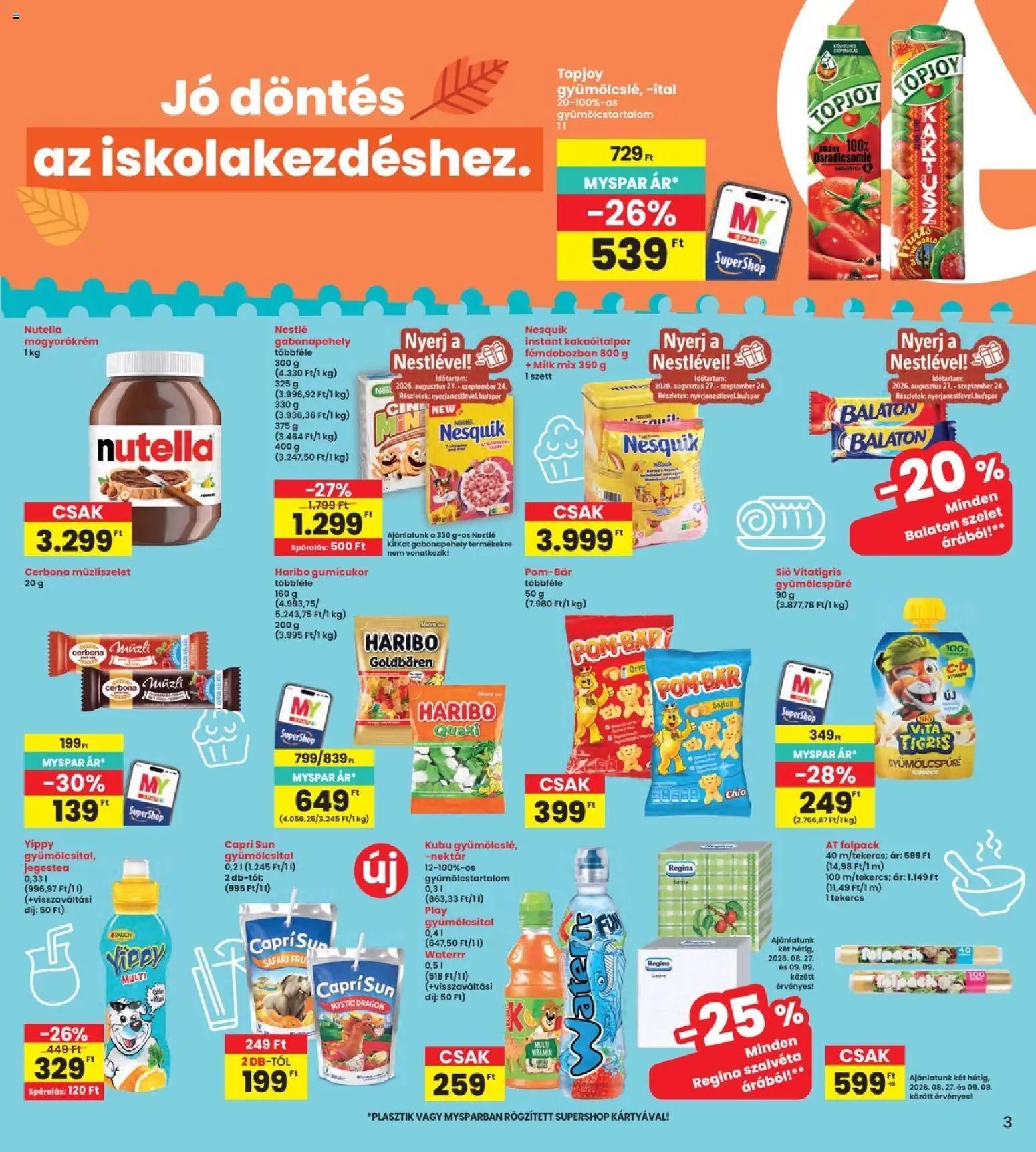 Interspar újság 2026.08.27. Interspar akciós újság