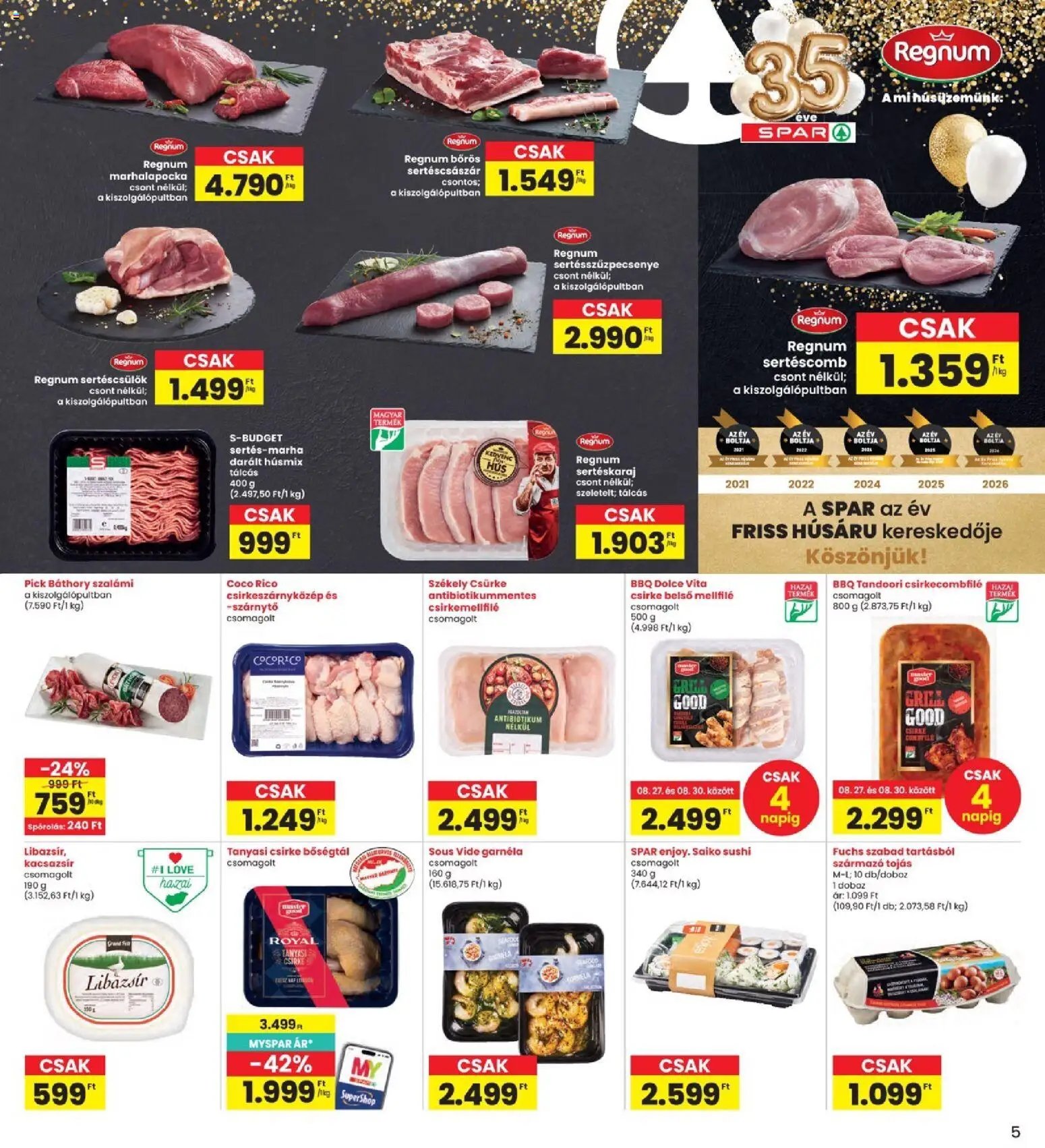 Interspar újság 2026.08.27. Interspar akciós újság