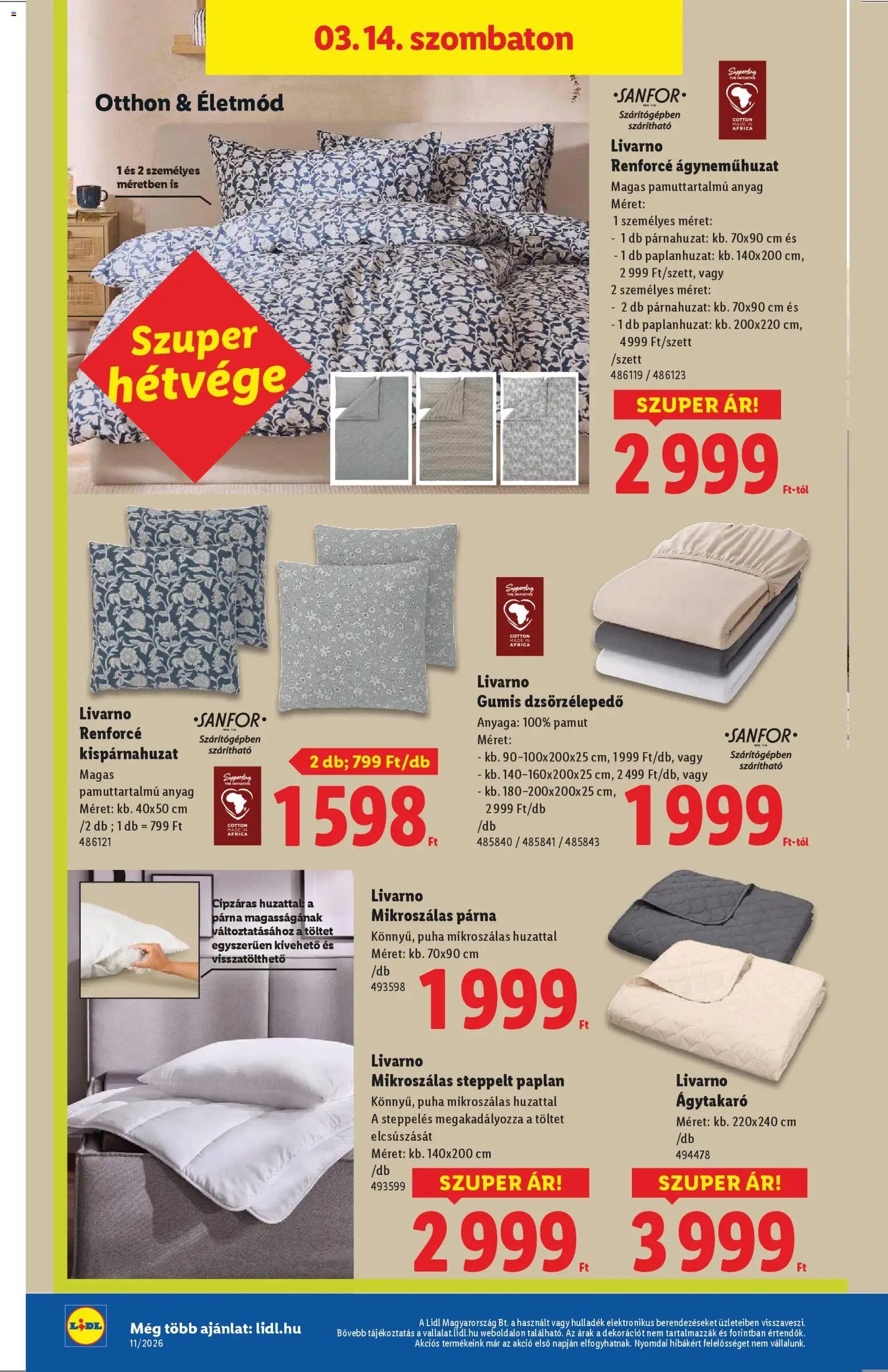 Lidl újság 2026.03.12. Lidl Nonfood kínálatunk (2026-03-12 - 2026-03-18)