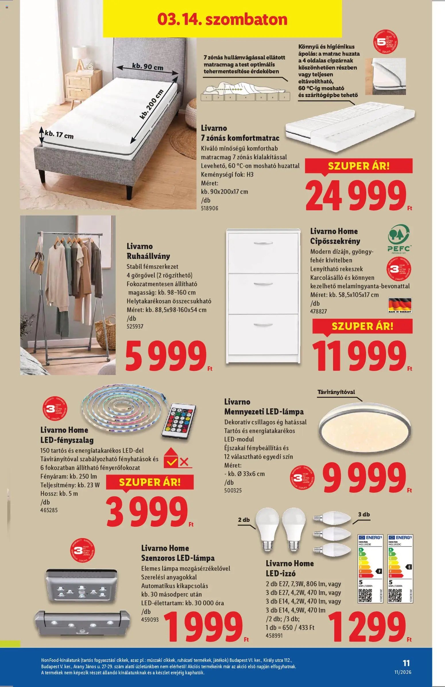 Lidl újság 2026.03.12. Lidl Nonfood kínálatunk (2026-03-12 - 2026-03-18)