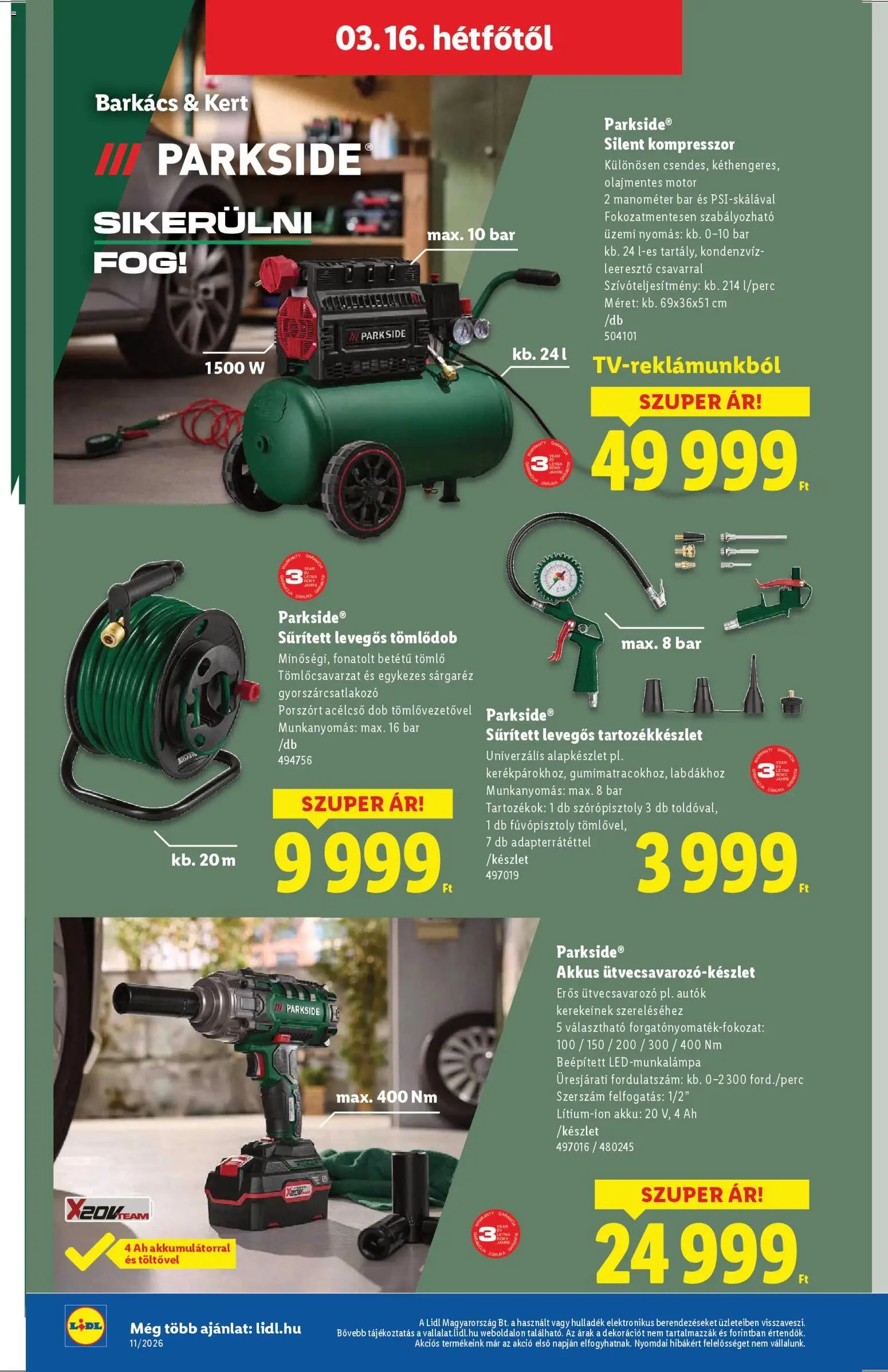 Lidl újság 2026.03.12. Lidl Nonfood kínálatunk (2026-03-12 - 2026-03-18)