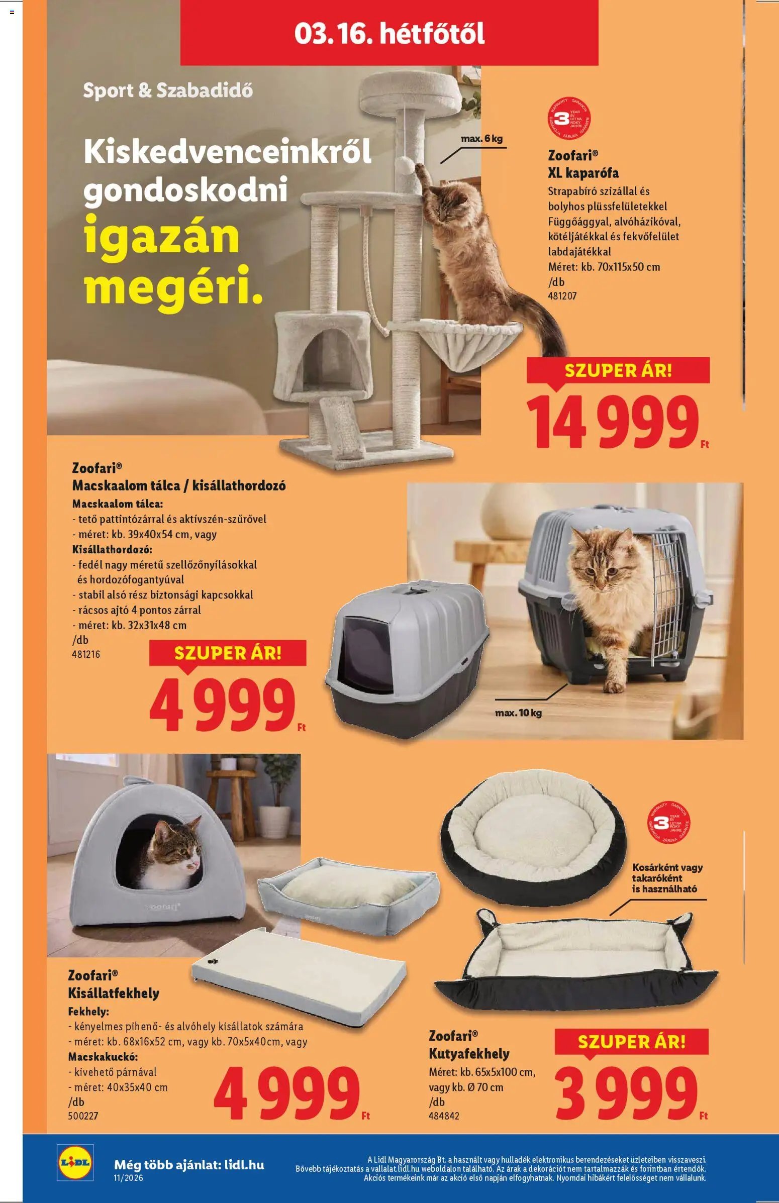 Lidl újság 2026.03.12. Lidl Nonfood kínálatunk (2026-03-12 - 2026-03-18)