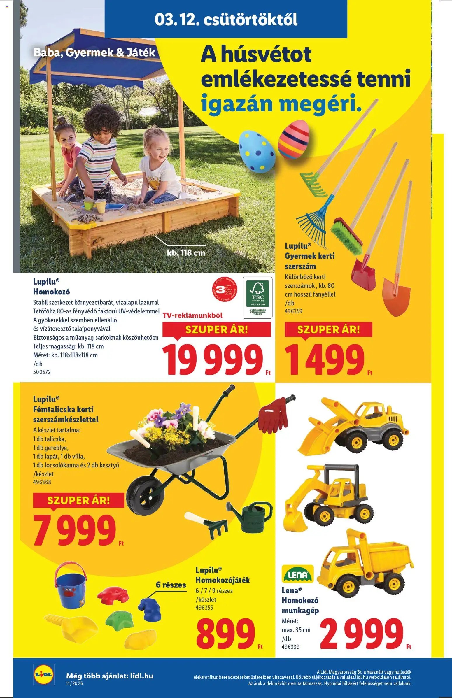 Lidl újság 2026.03.12. Lidl Nonfood kínálatunk (2026-03-12 - 2026-03-18)