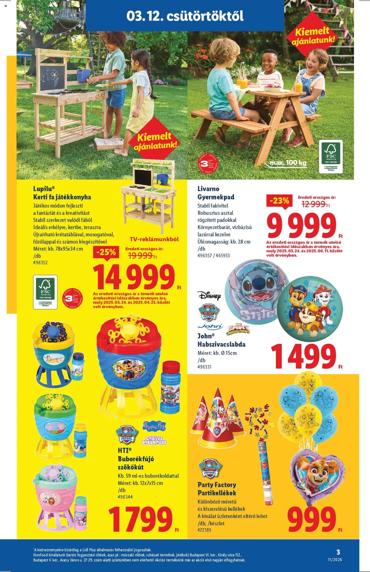 Lidl újság 2026.03.12. Lidl Nonfood kínálatunk (2026-03-12 - 2026-03-18)