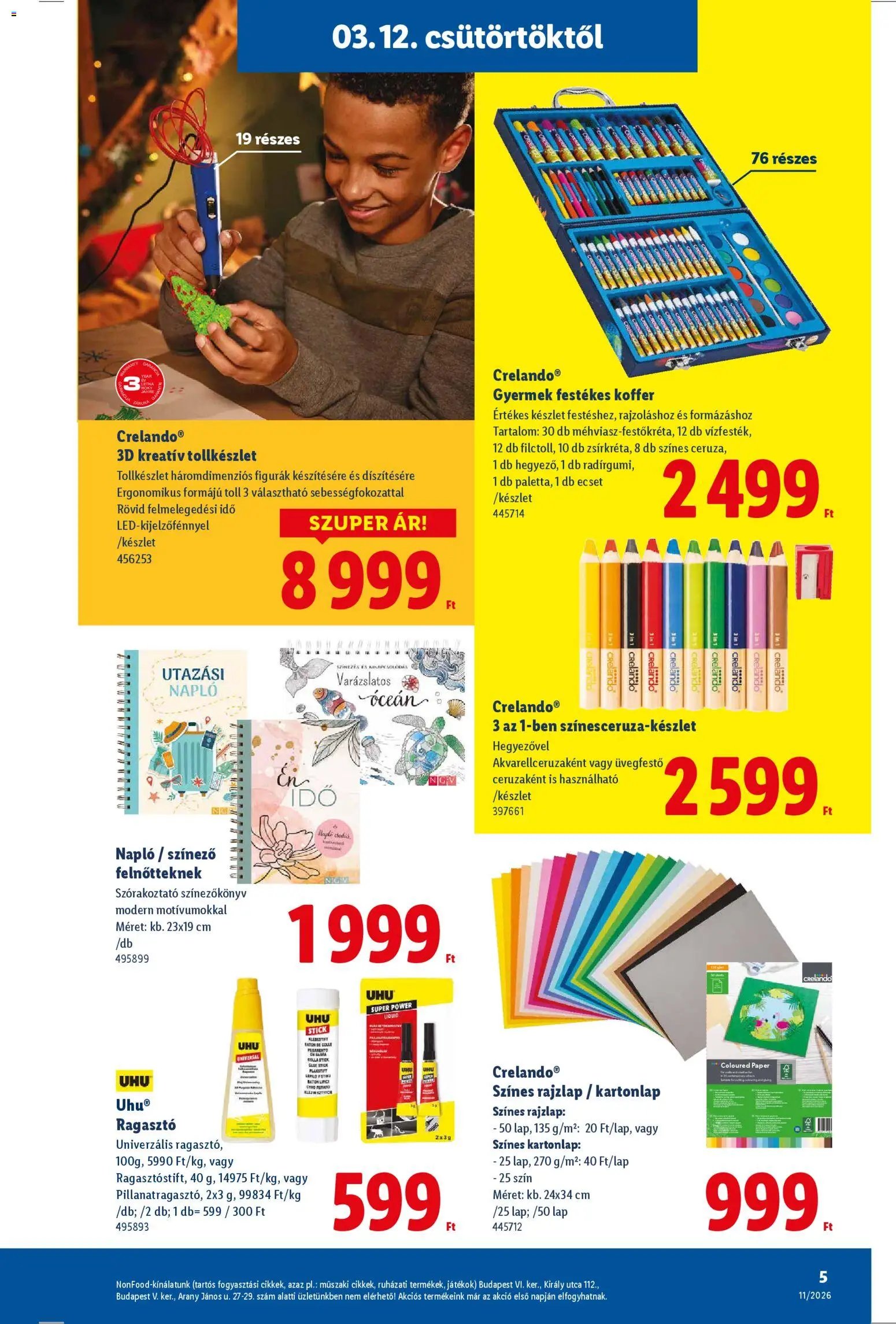 Lidl újság 2026.03.12. Lidl Nonfood kínálatunk (2026-03-12 - 2026-03-18)