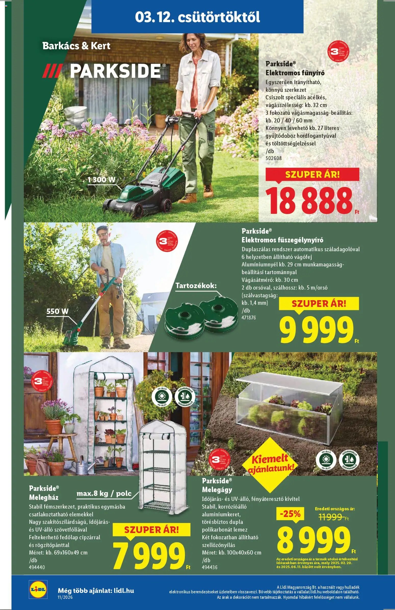 Lidl újság 2026.03.12. Lidl Nonfood kínálatunk (2026-03-12 - 2026-03-18)