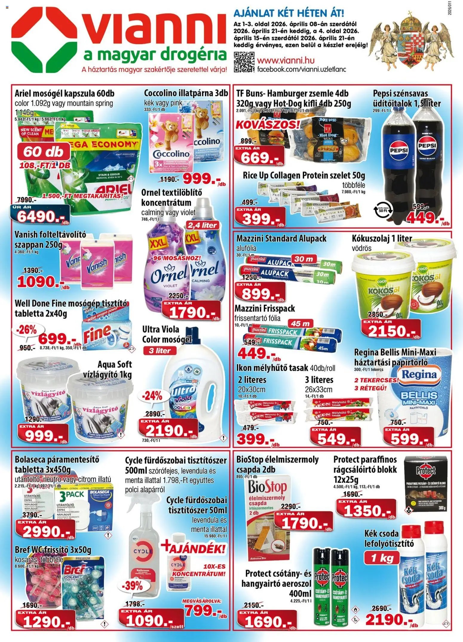 Vianni újság 2026.04.08. Vianni akciós újság (2026-04-08 - 2026-04-21)