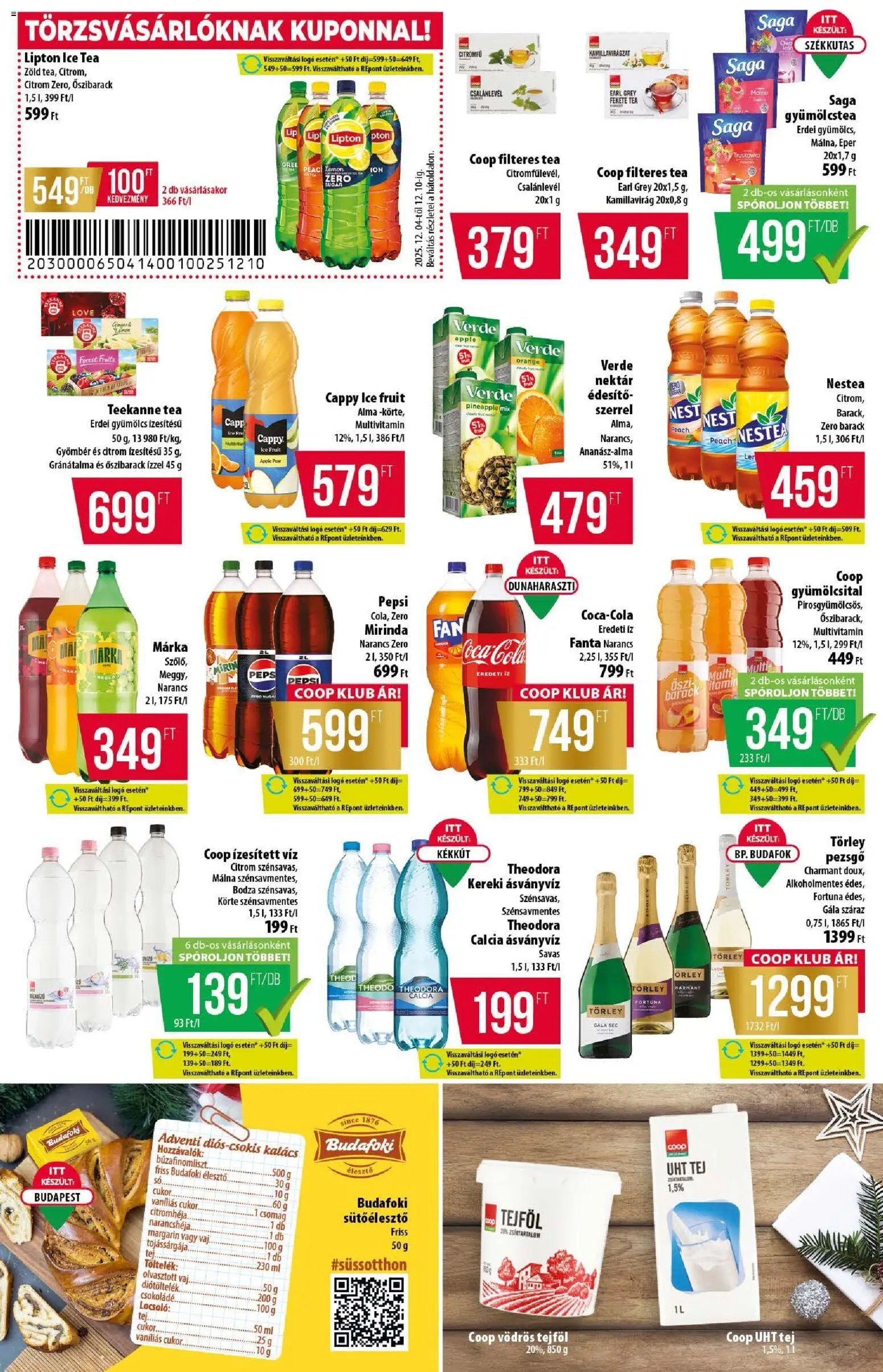 COOP újság 2025.12.04. Tisza - Szuper Plusz (2025-12-04 - 2025-12-10)