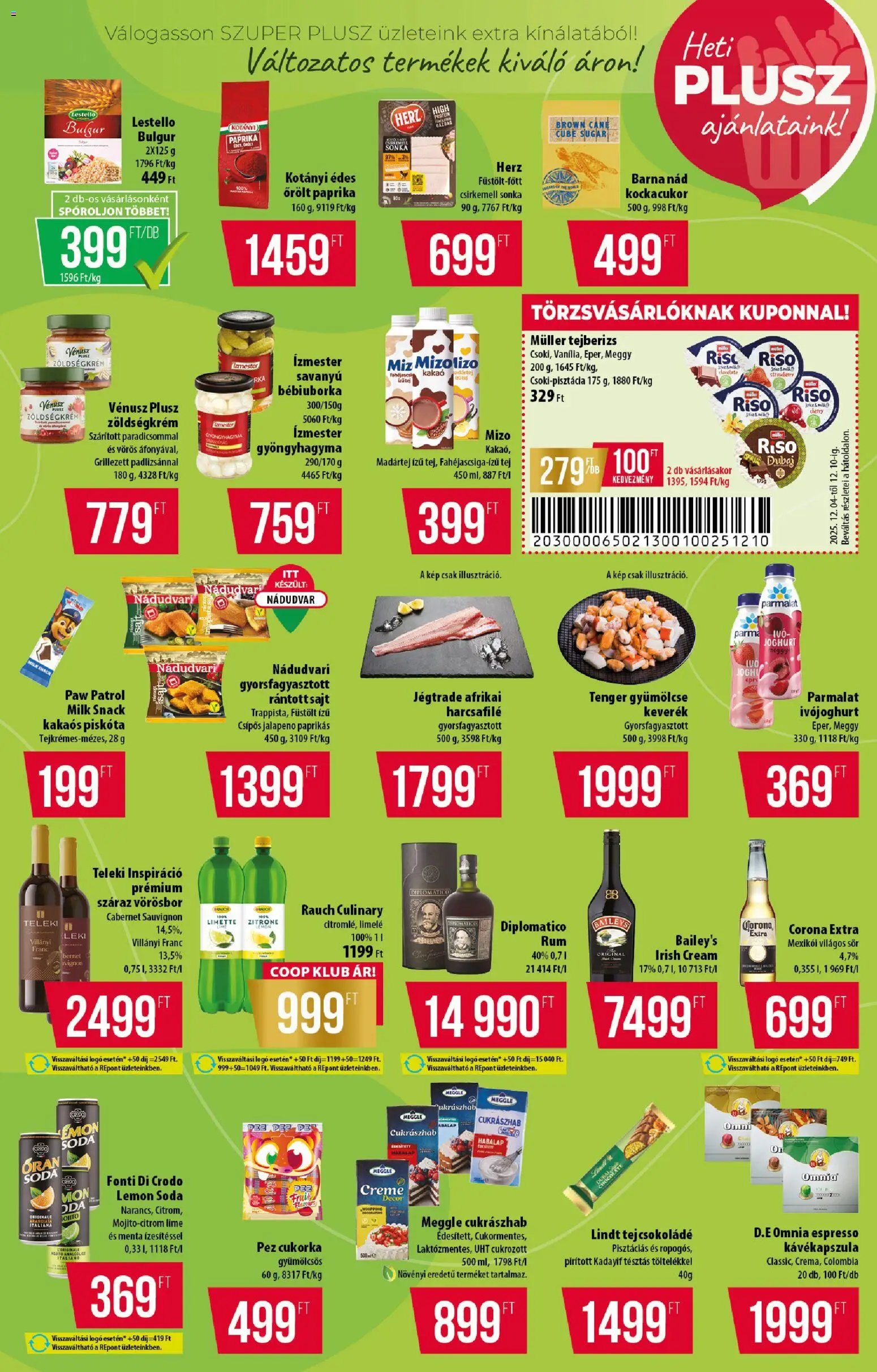 COOP újság 2025.12.04. Tisza - Szuper Plusz (2025-12-04 - 2025-12-10)