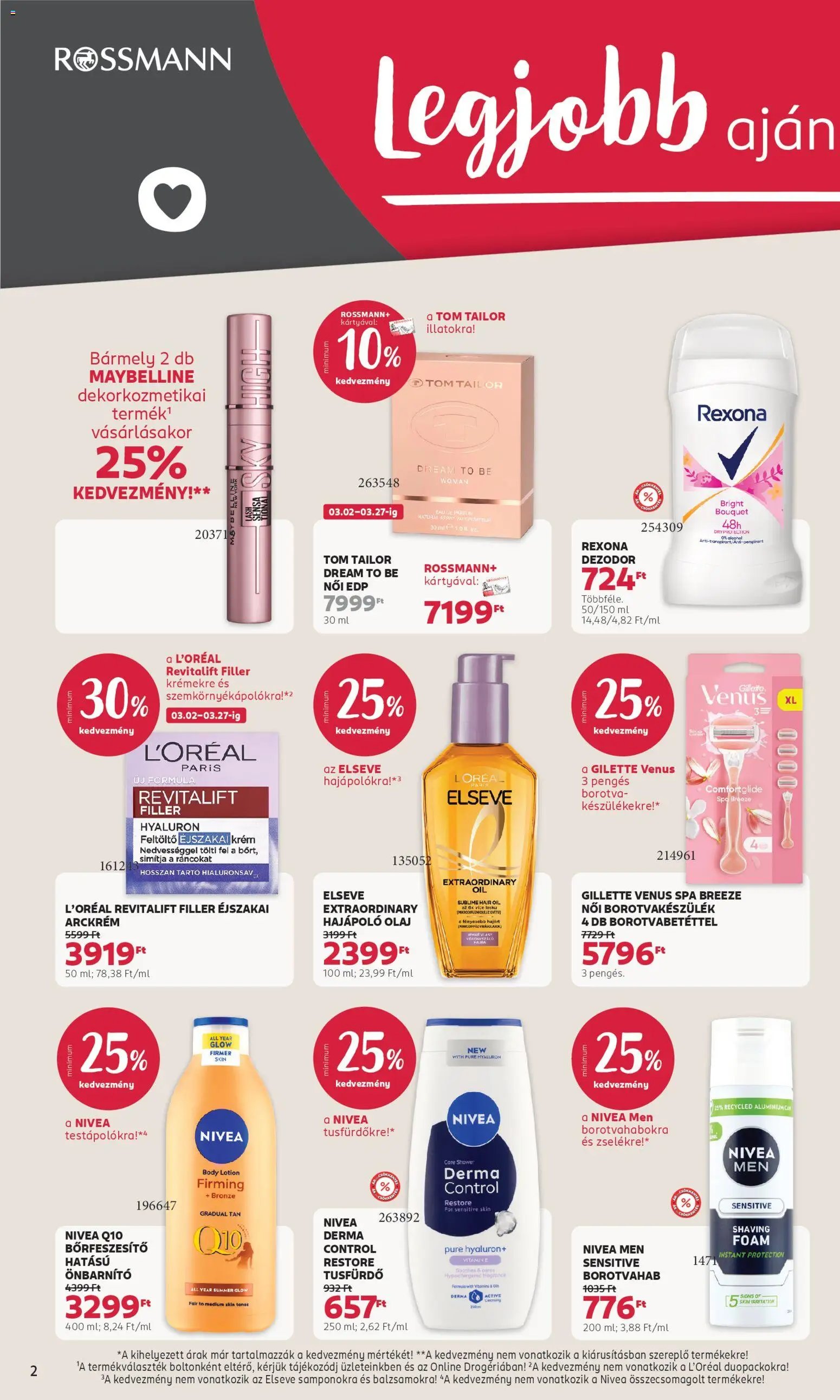 Rossmann újság 2026.03.16. Rossmann akciós újság (2026-03-16 - 2026-03-27)