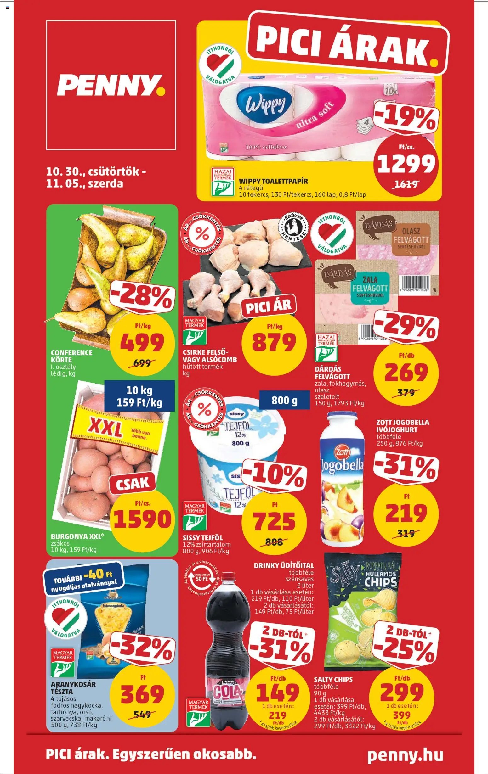 PENNY újság 2025.10.30. Akciós újság PENNY (2025-10-30 - 2025-11-05)