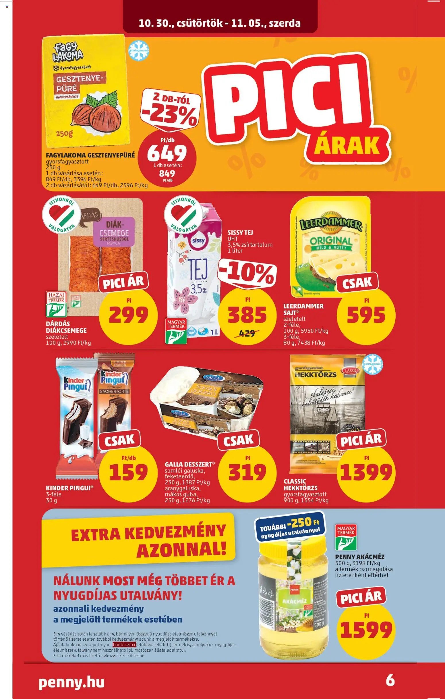 PENNY újság 2025.10.30. Akciós újság PENNY (2025-10-30 - 2025-11-05)