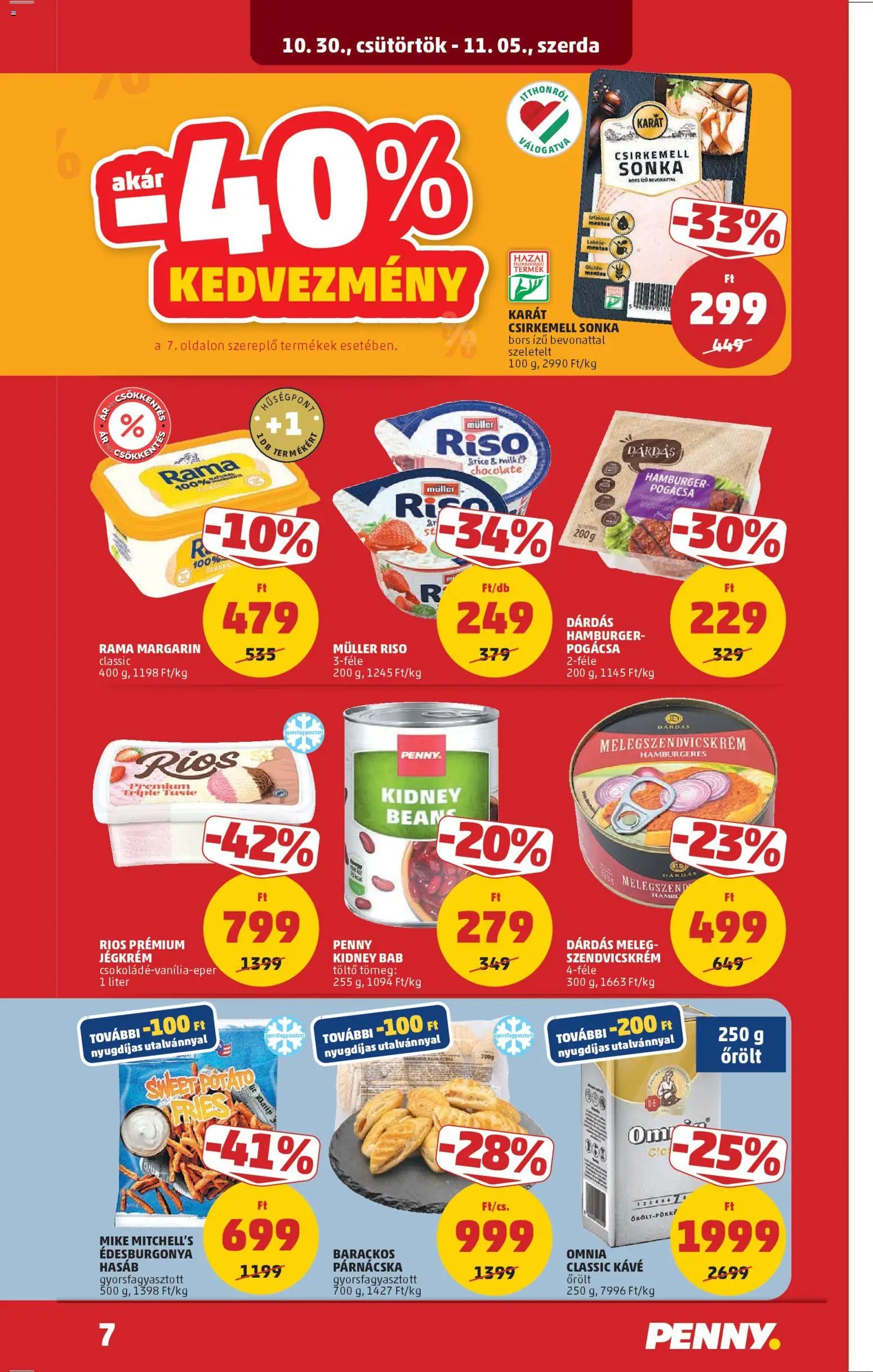 PENNY újság 2025.10.30. Akciós újság PENNY (2025-10-30 - 2025-11-05)