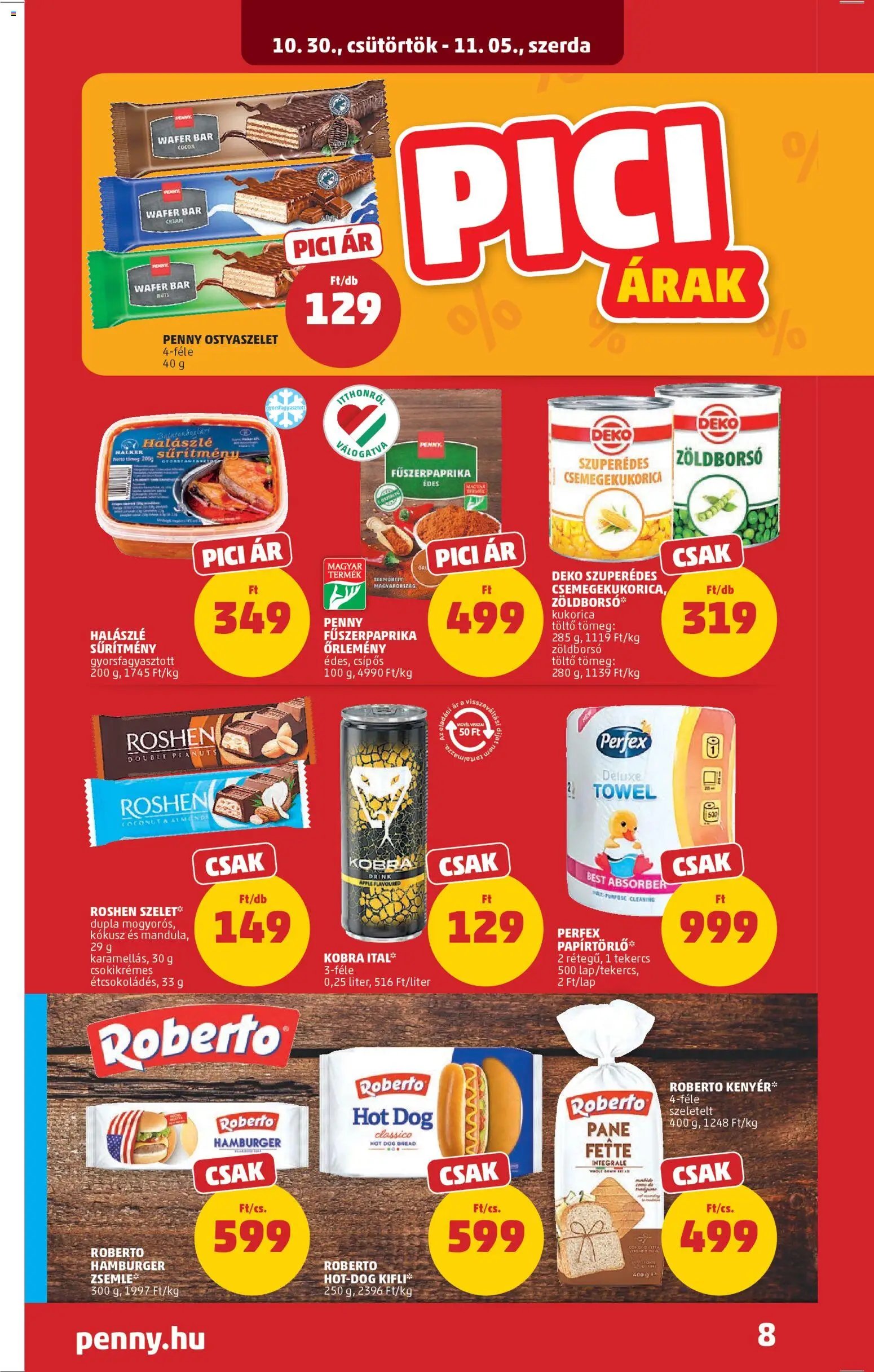PENNY újság 2025.10.30. Akciós újság PENNY (2025-10-30 - 2025-11-05)