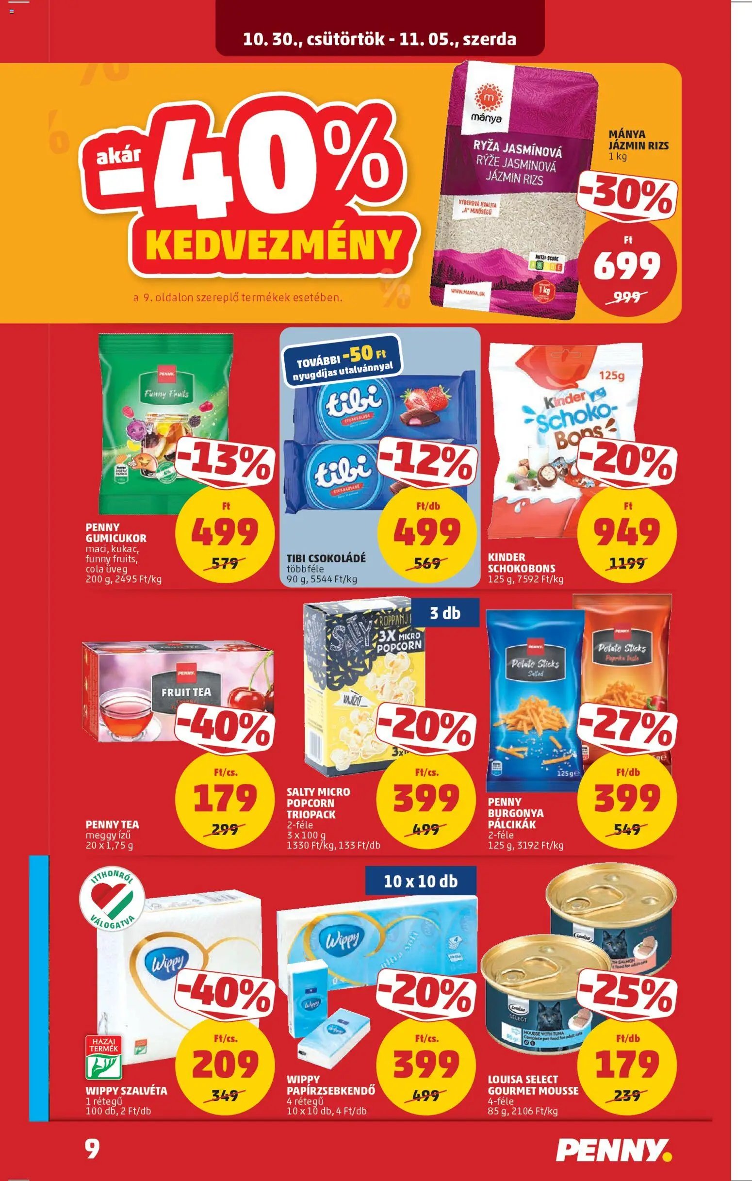 PENNY újság 2025.10.30. Akciós újság PENNY (2025-10-30 - 2025-11-05)