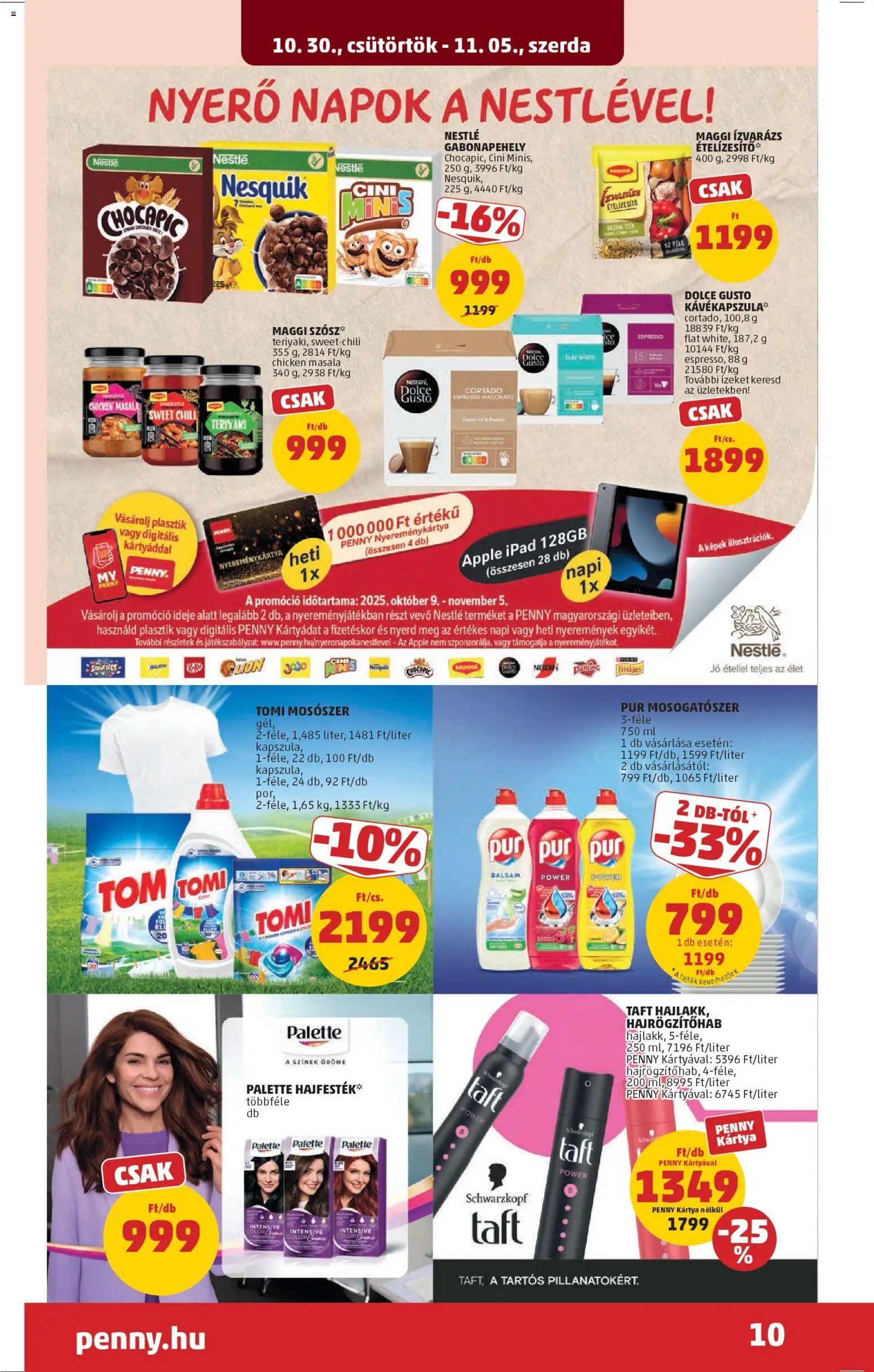 PENNY újság 2025.10.30. Akciós újság PENNY (2025-10-30 - 2025-11-05)
