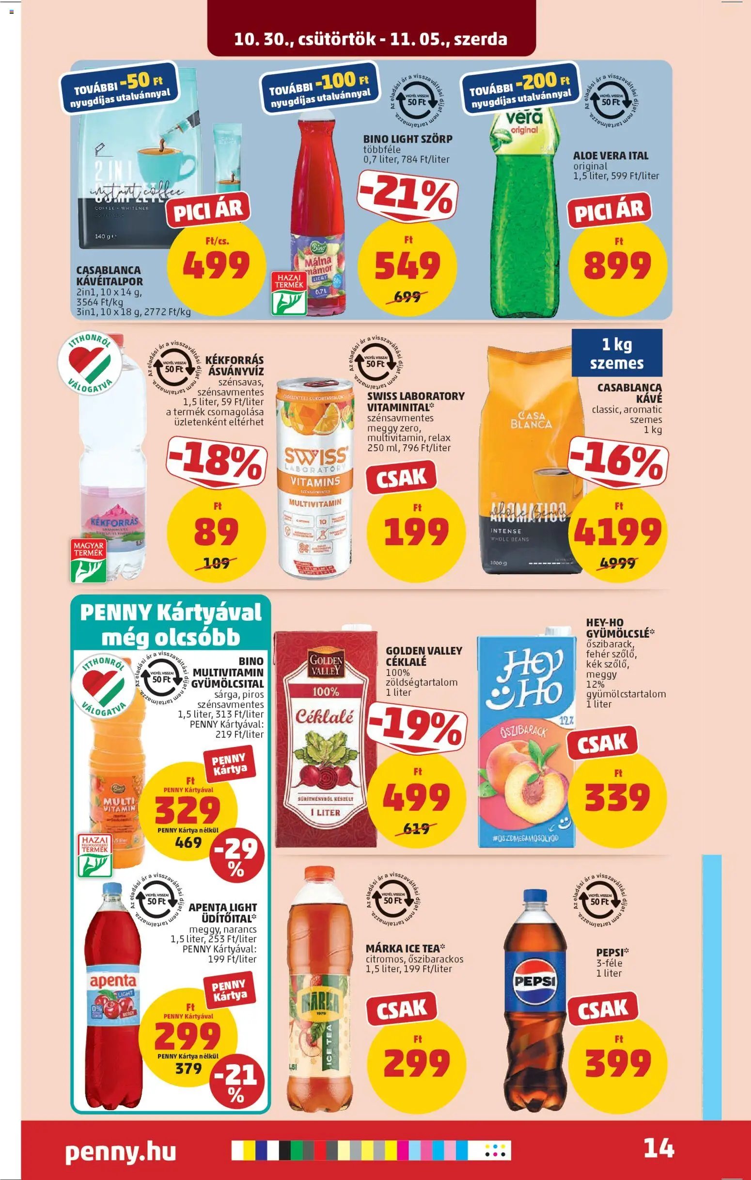 PENNY újság 2025.10.30. Akciós újság PENNY (2025-10-30 - 2025-11-05)