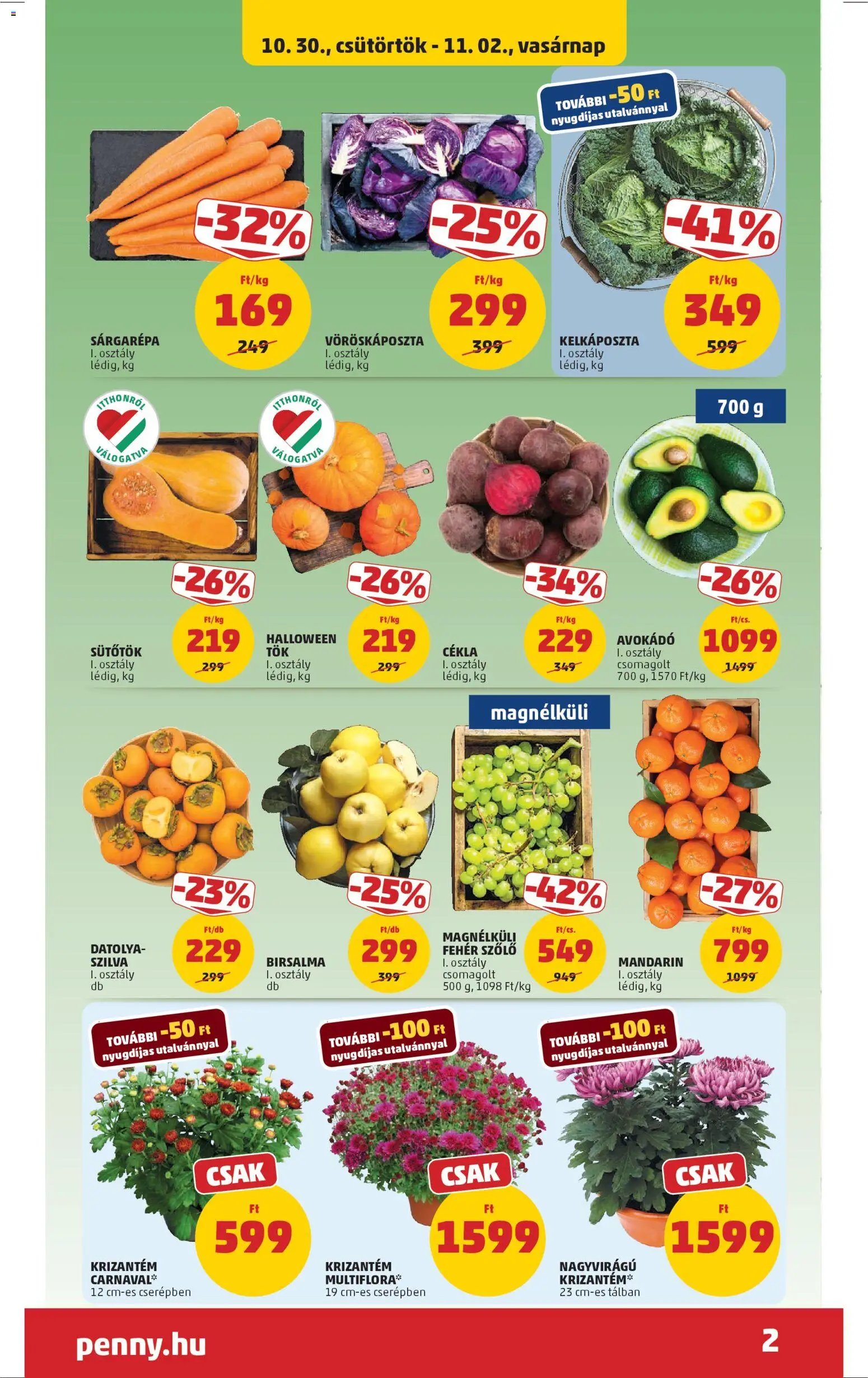 PENNY újság 2025.10.30. Akciós újság PENNY (2025-10-30 - 2025-11-05)