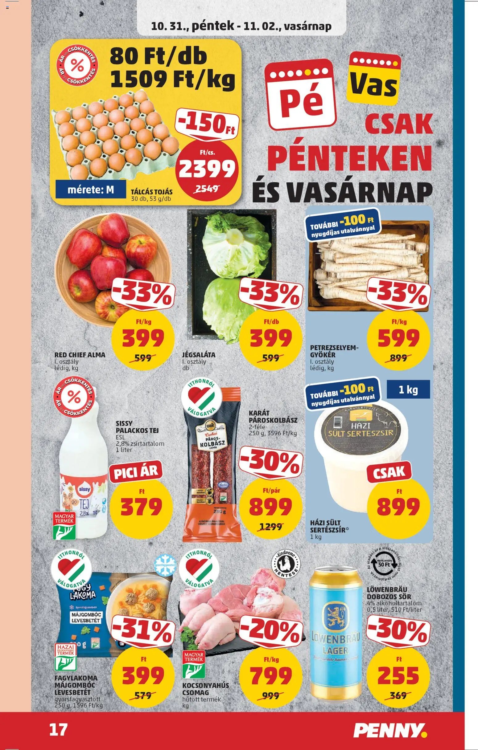 PENNY újság 2025.10.30. Akciós újság PENNY (2025-10-30 - 2025-11-05)