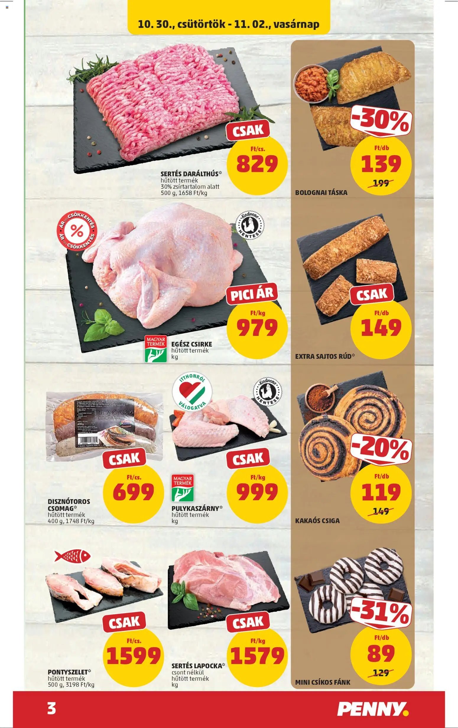 PENNY újság 2025.10.30. Akciós újság PENNY (2025-10-30 - 2025-11-05)