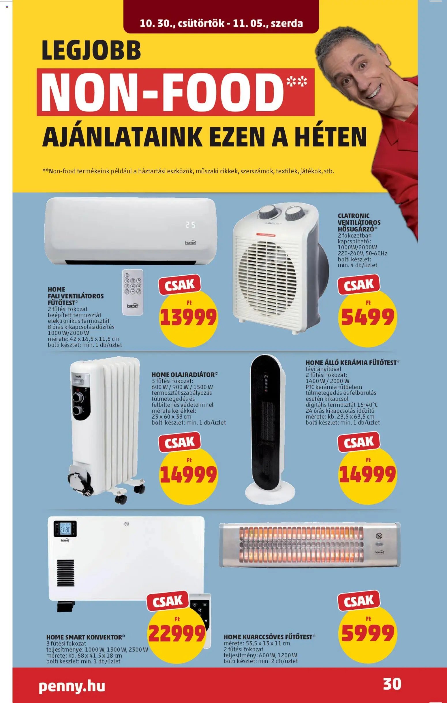 PENNY újság 2025.10.30. Akciós újság PENNY (2025-10-30 - 2025-11-05)