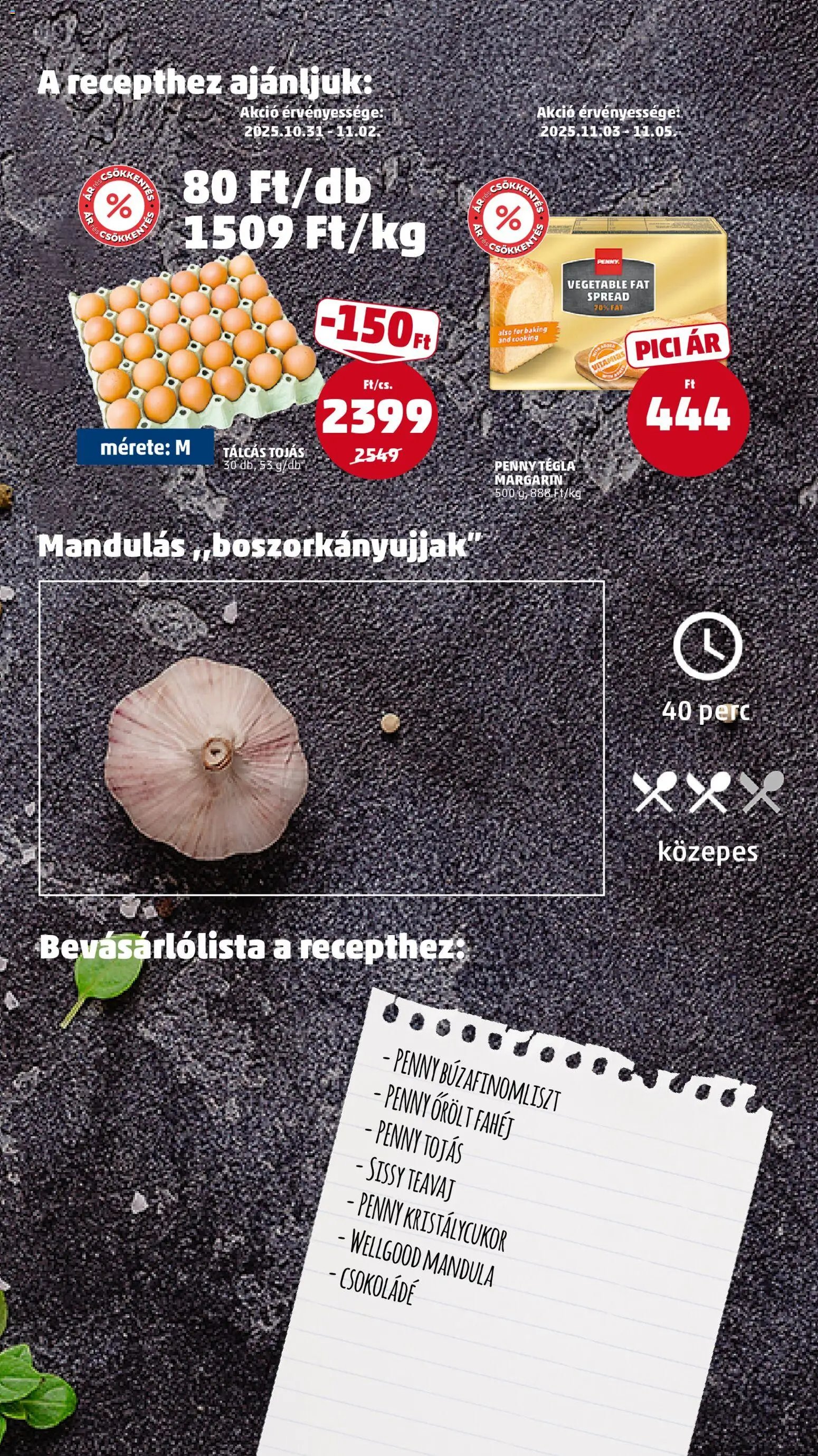 PENNY újság 2025.10.30. Akciós újság PENNY (2025-10-30 - 2025-11-05)