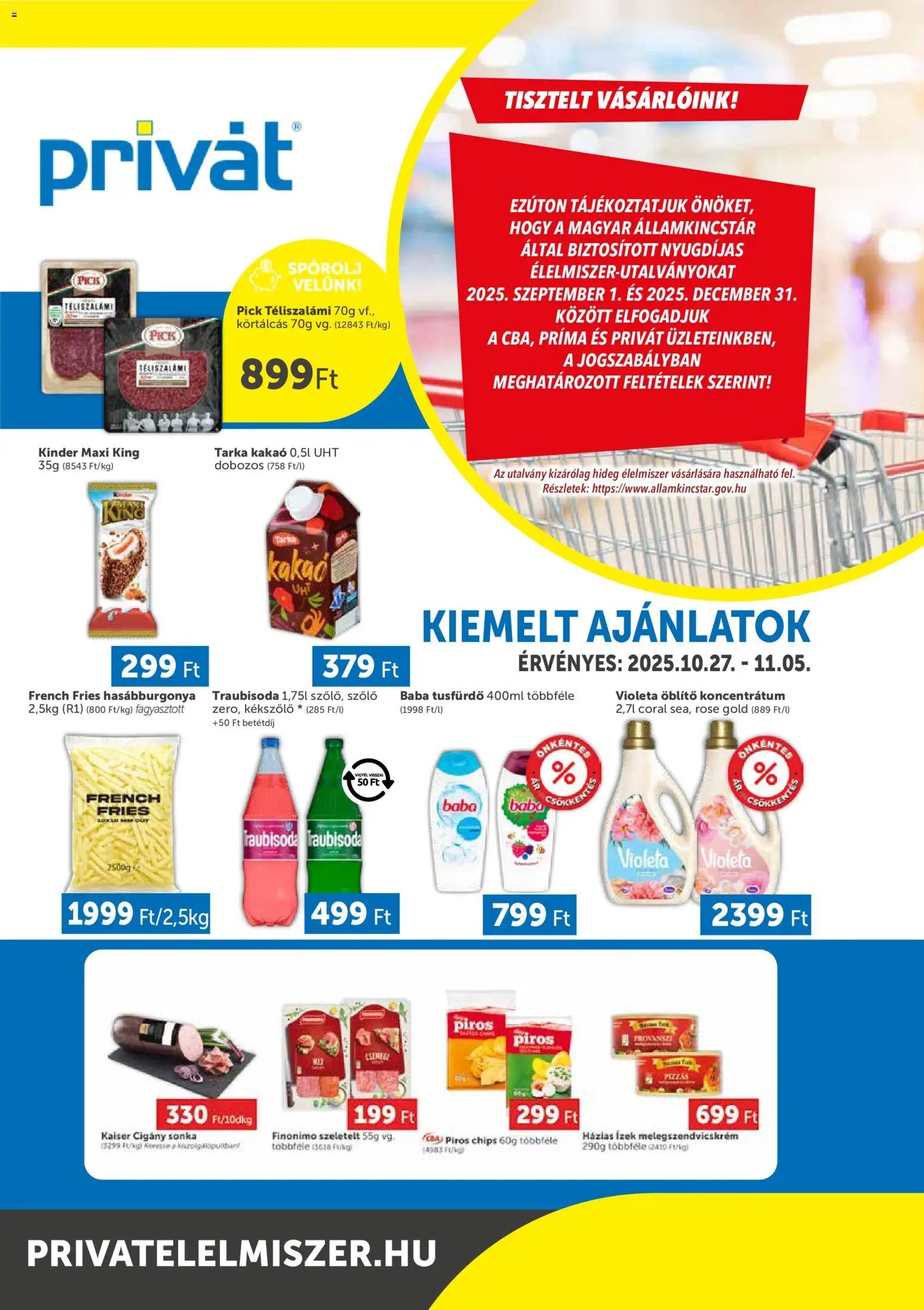 PRIVÁT újság 2025.10.27. Déli vármegyék (2025-10-27 - 2026-05-11)