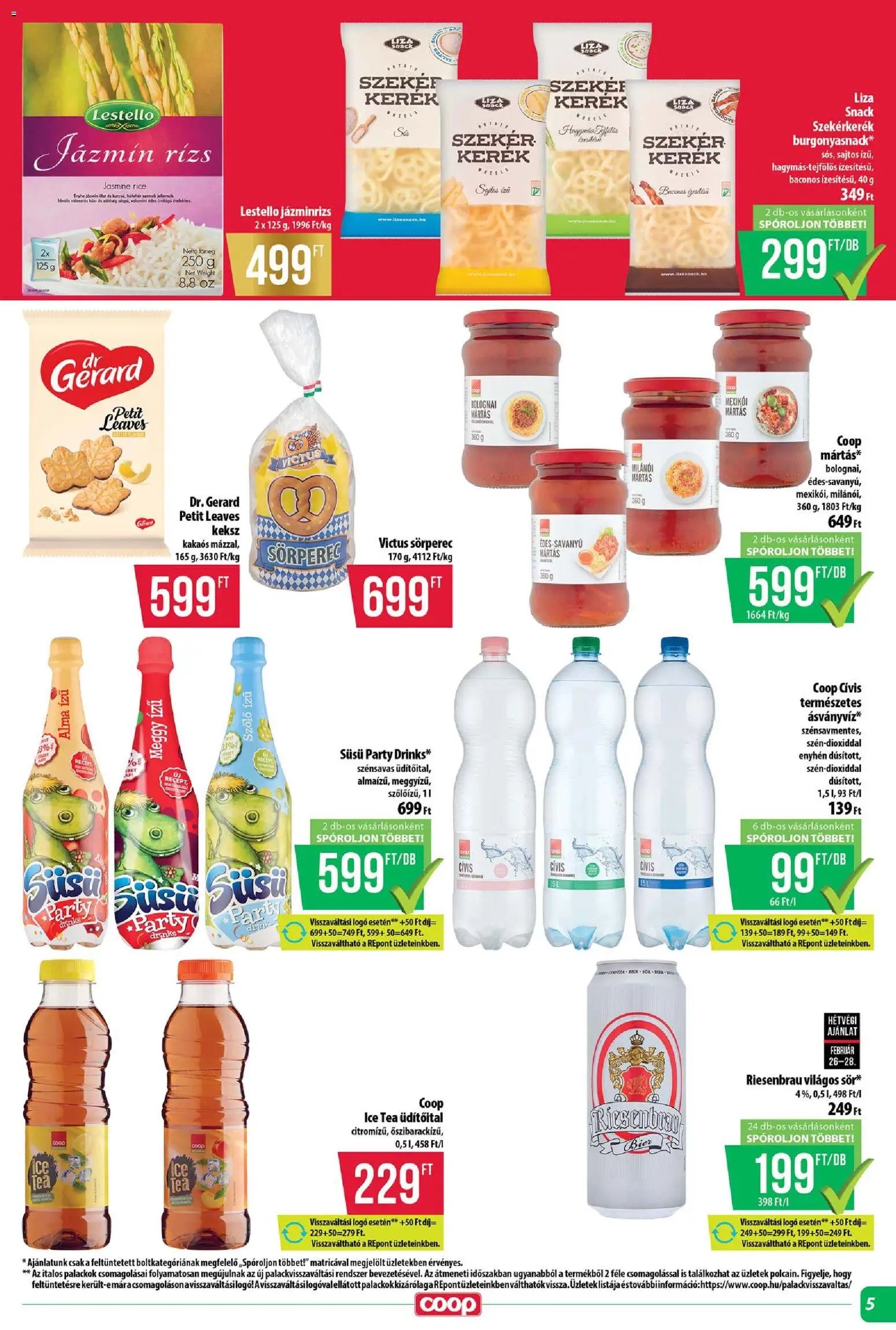 COOP újság 2026.02.26. Tisza - Abc & Szuper (2026-02-26 - 2026-03-04)