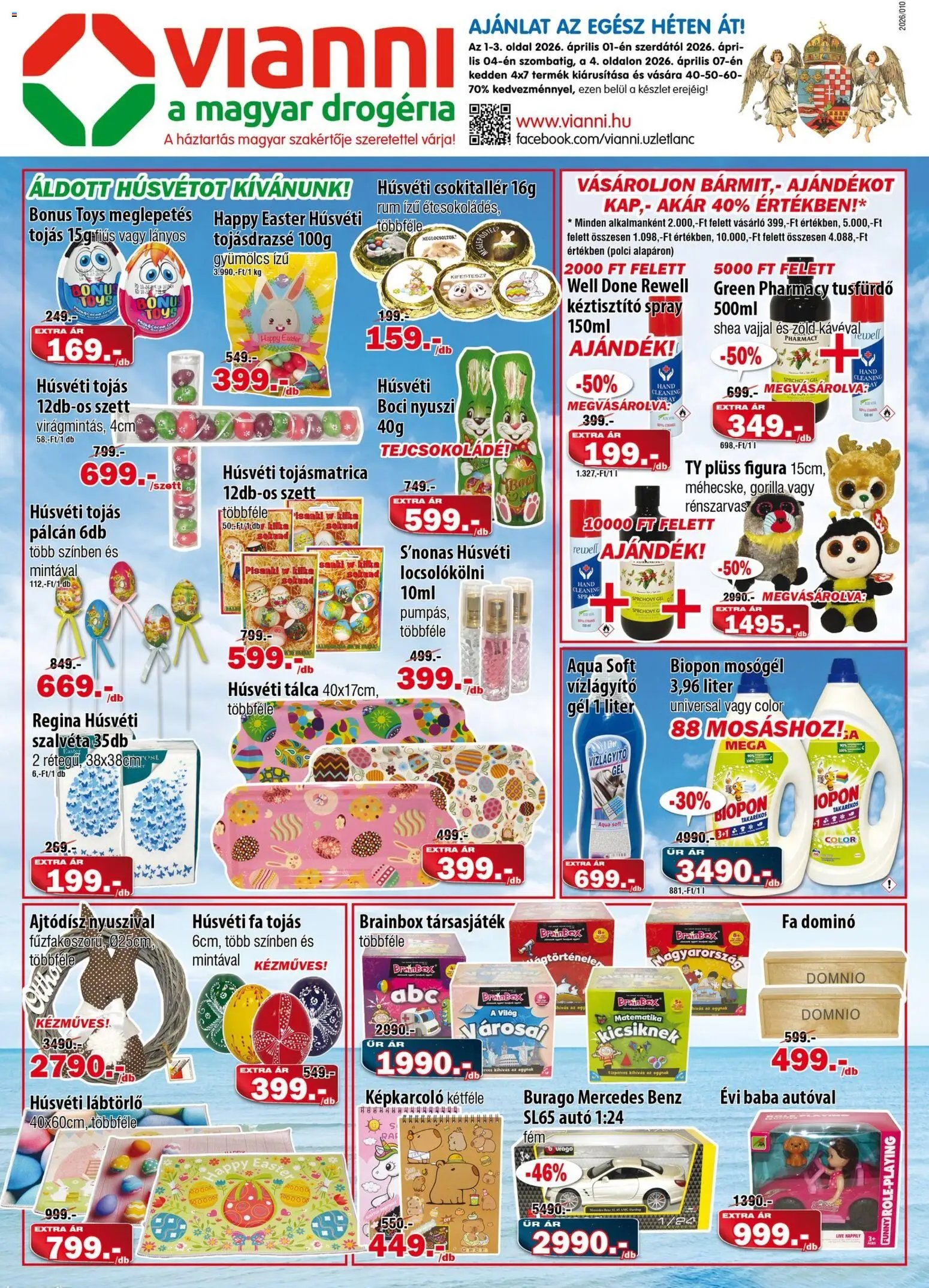 Vianni újság 2026.04.01. Vianni akciós újság (2026-04-01 - 2026-04-07)