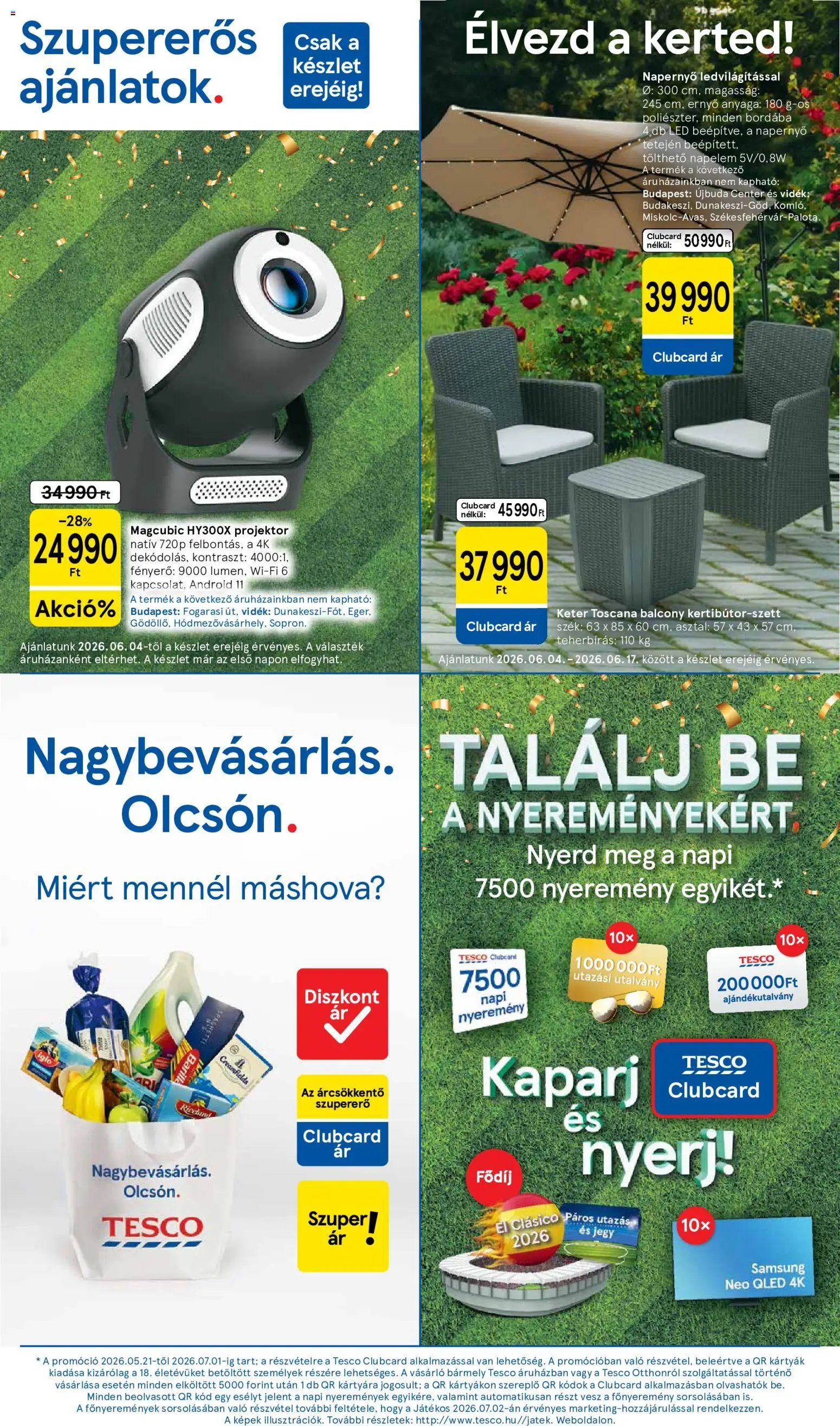 Tesco újság 2026.06.04. Tesco aktuális akciós újság
