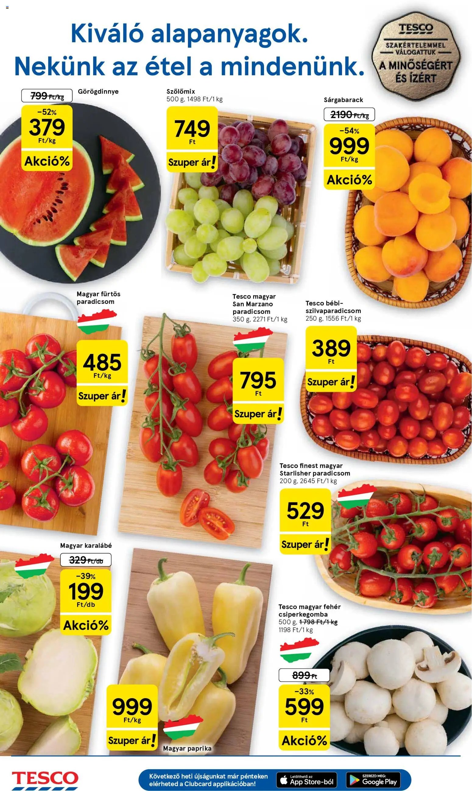 Tesco újság 2026.06.04. Tesco aktuális akciós újság