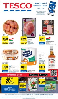 Tesco újság 2026.06.04. Tesco aktuális akciós újság